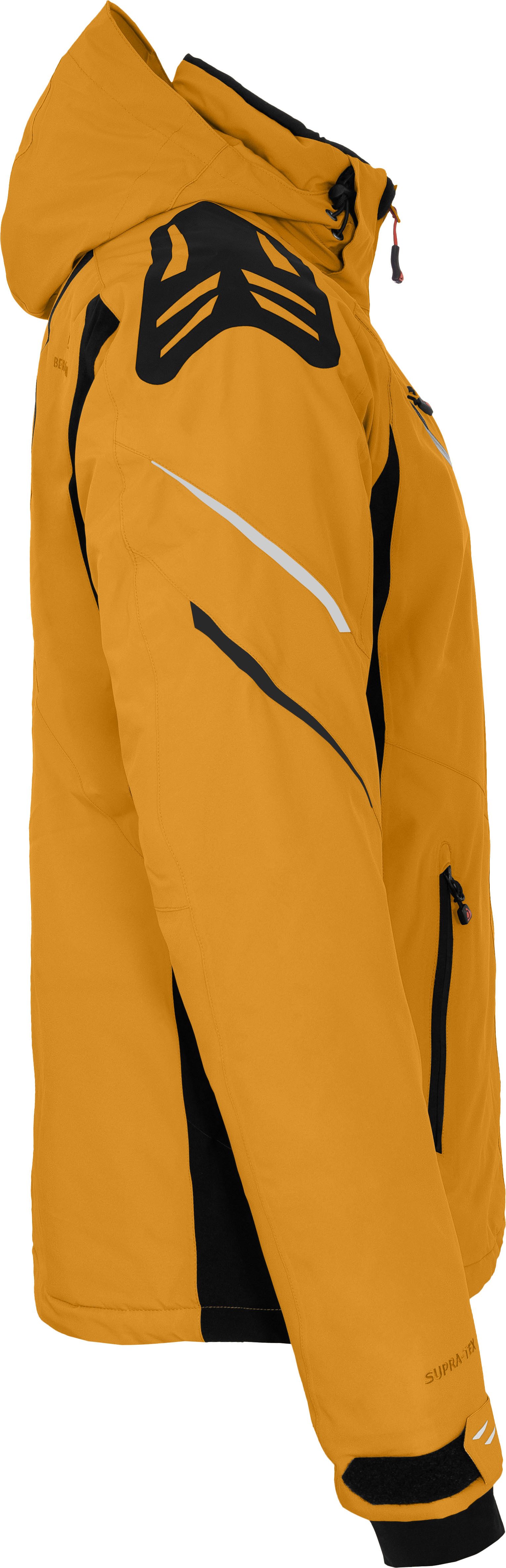 Bergson Skijacke DISTRICT Herren Skijacke, wattiert, wasserdicht (20000 mm), Normalgrößen, gold