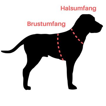 Alvonja Hunde-Geschirr Hundegeschirr kleine, mittlere, große Hunde Welpen Leo braun, Polyester, verstellbar, verschiedene Größen