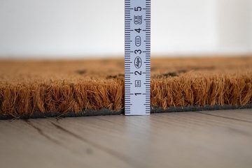 Fußmatte Kokos frohes Schaf 40x60 cm, Mr. Ghorbani, Rechteckig, Höhe: 14 mm