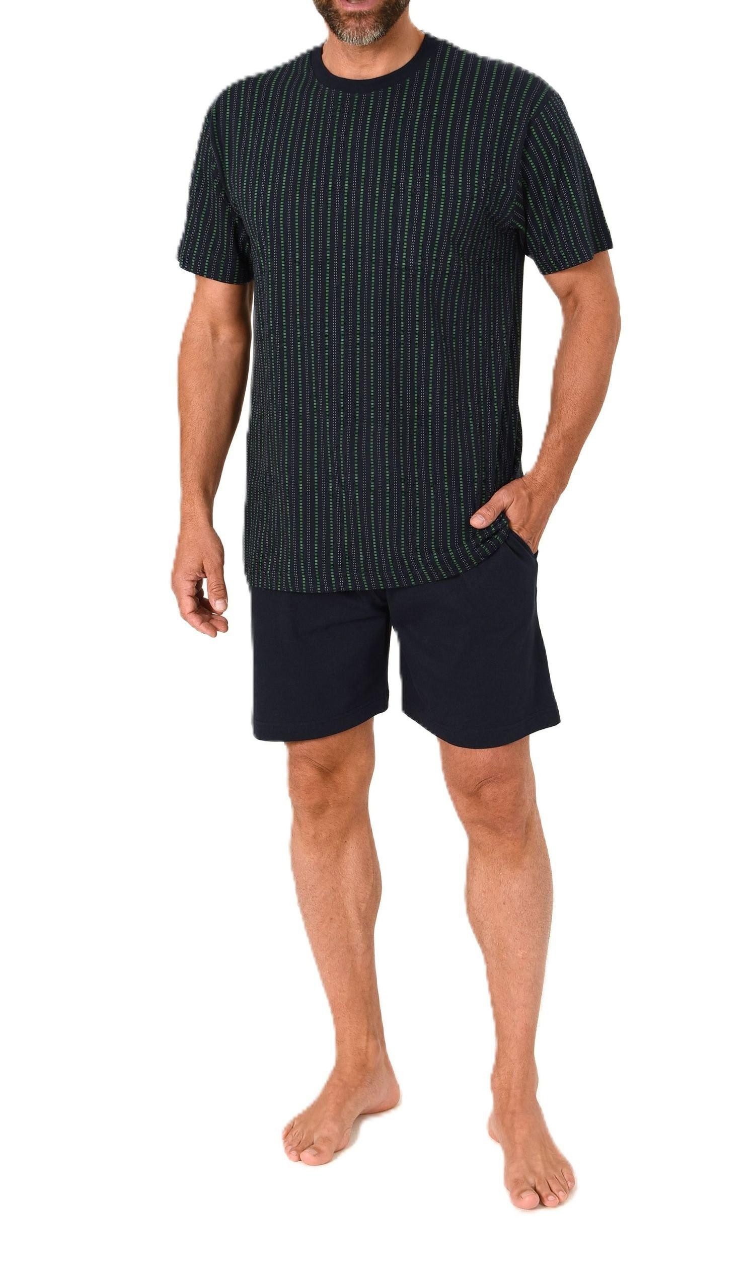 Normann Pyjama Normann Herren Schlafanzug kurzarm Shorty gestreift-auch in günstig online kaufen