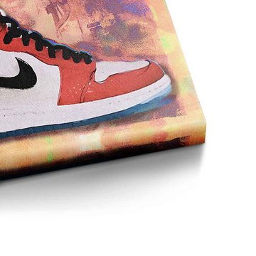 DOTCOMCANVAS® Leinwandbild Air Jordan Sneaker, Leinwandbild Air Jordan Sneaker Lifestyle Sportschuhe Nike