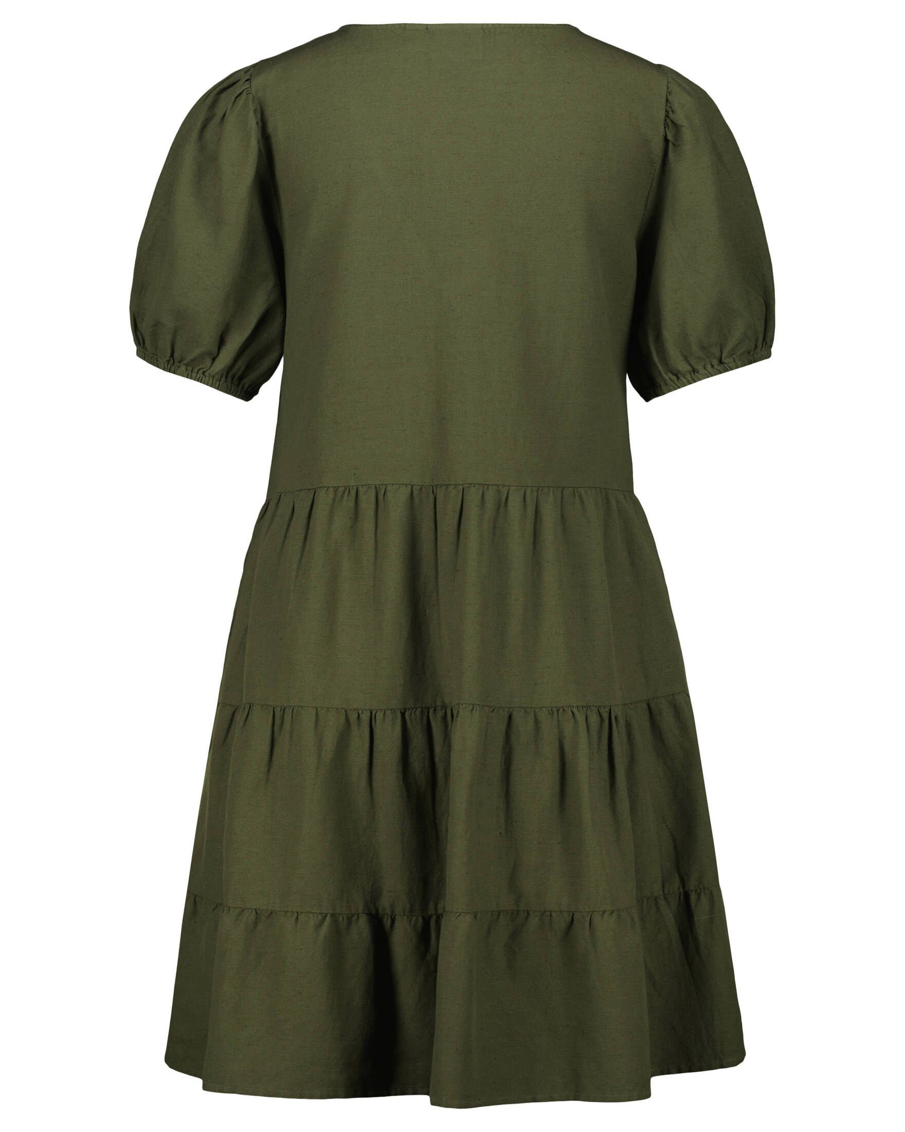 Vila Sommerkleid Kurzarm VIPRISSILLA (44) khaki Damen (1-tlg) Kleid