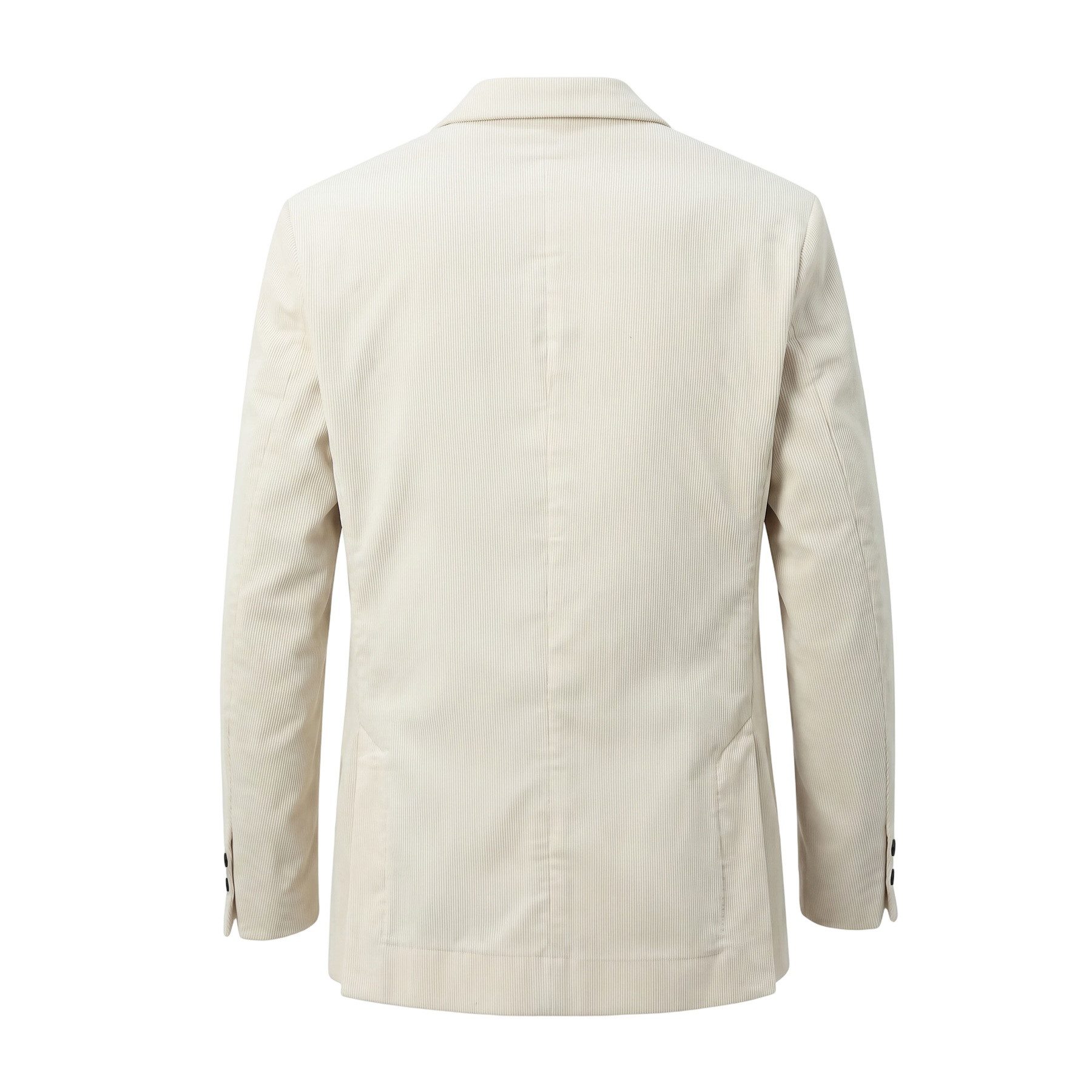 Allthemen Anzugsakko Herren Sakko mit Kordmuster aus Baumwolle Anzugjacke Retro Regular Fit