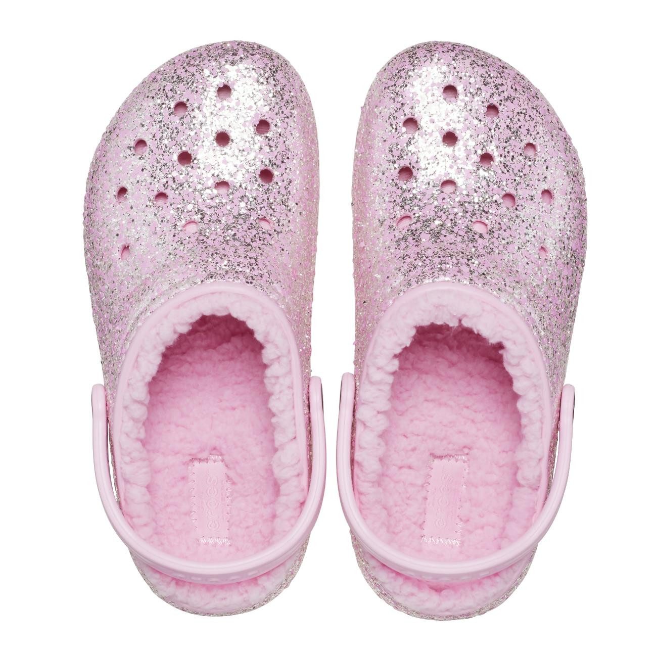 Crocs Crocs Kids Classic Lined Glitter Clog