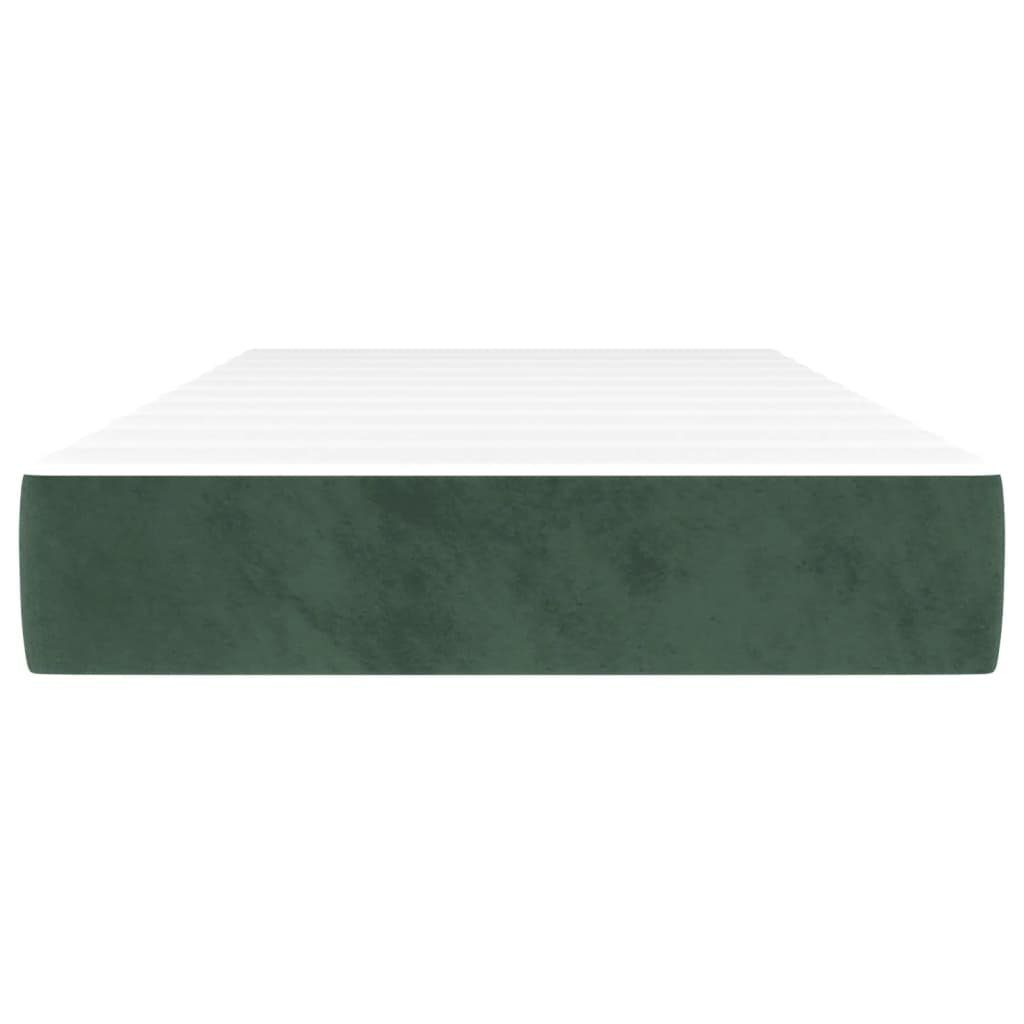 Boxspringmatratze Taschenfederkernmatratze für Kinder Dunkelgrün 80x160 günstig online kaufen
