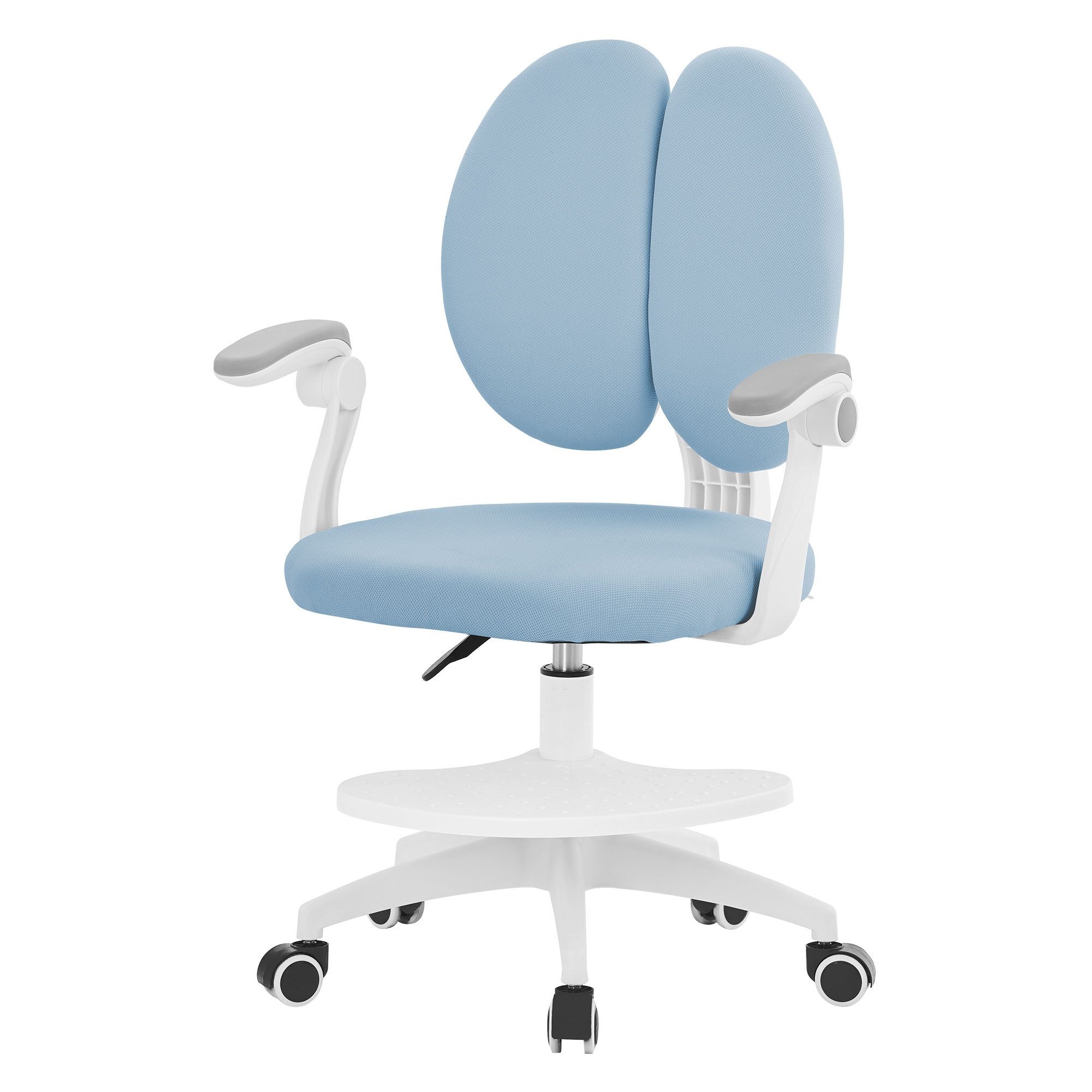 ML-DESIGN Bürostuhl Kinderschreibtischstuhl ergonomisch Drehbarer Schreibtischstuhl Kinder, 95-107 cm Höhenverstellbarer Jungendstuhl mit Rückenlehne & Armlehnen von ML-DESIGN