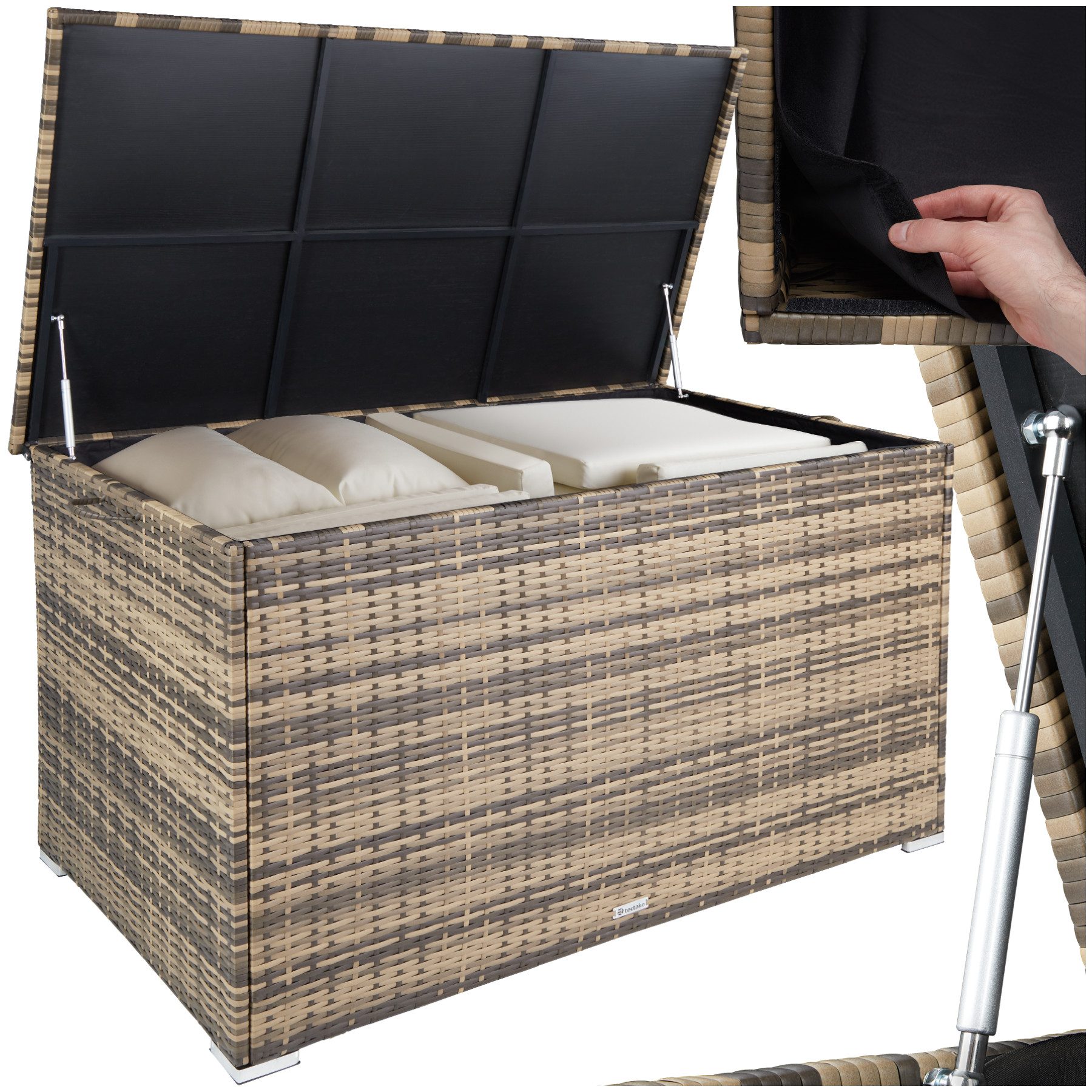 tectake Gartenbox Auflagenbox (1 St., Auflagenbox), günstig online kaufen