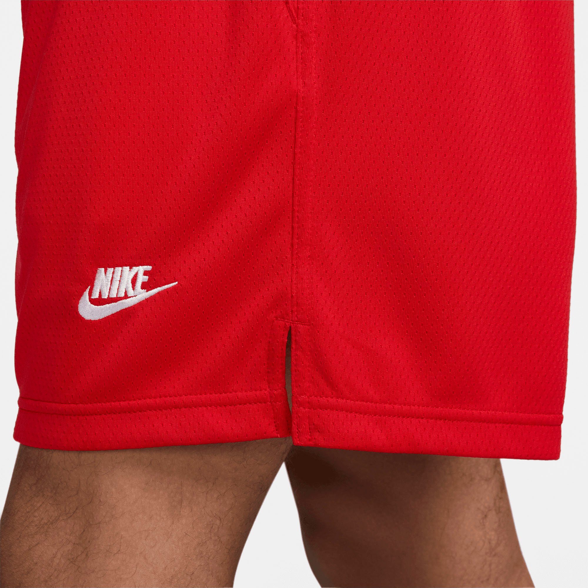Nike Sportswear FLOW SHORT M rot NK MESH Shorts CLUB