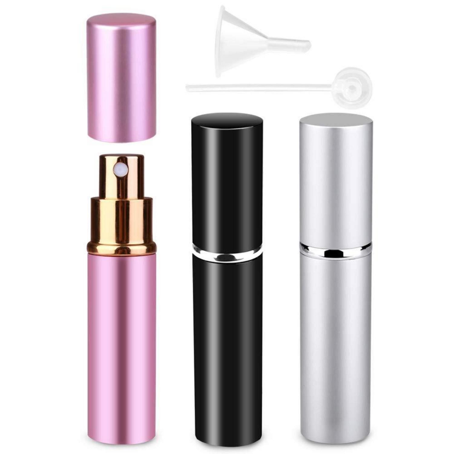 LuxusKollektion Parfümzerstäuber Parfümzerstäuber Reise nachfüllbar 10ml 3er Set (3 St)