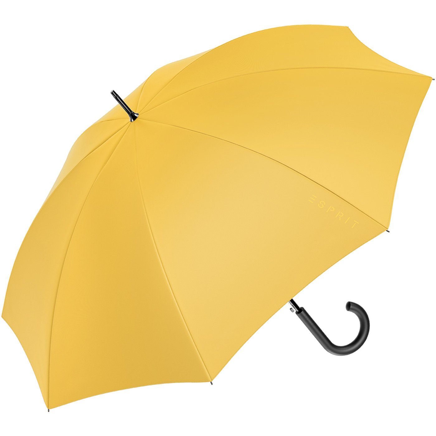 den Damen Auf-Automatik Langregenschirm gelb mit Esprit mimosa, groß, stabil, 2022 Trendfarben - HW in