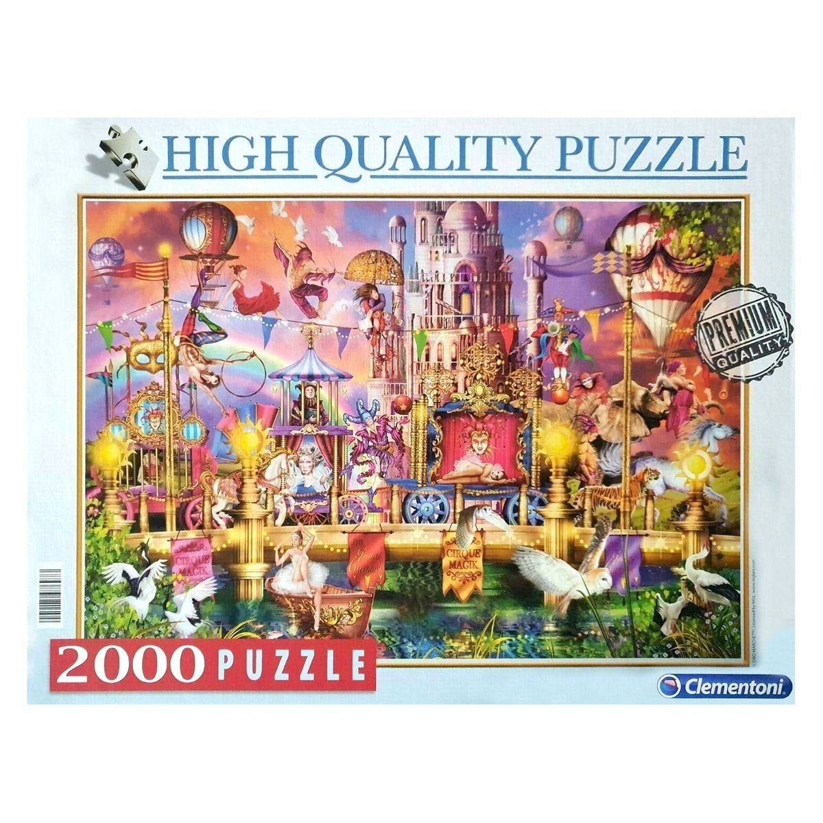 Clementoni® Puzzle Clementoni 97697 - High Quality Puzzle - Zirkus "The  Circus", 2000 Teile, 2000 Puzzleteile
