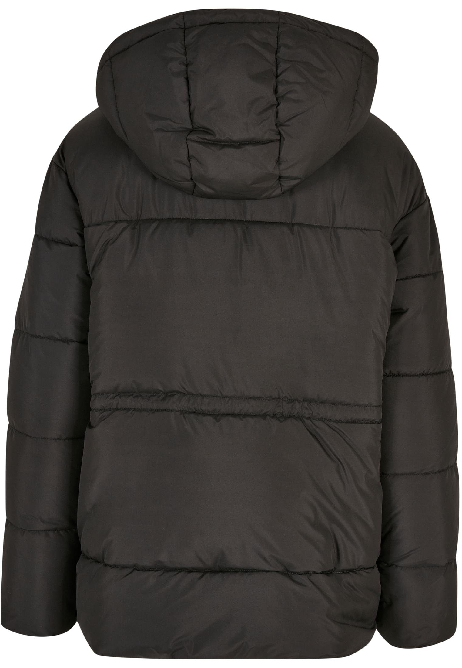 Damen Jacket Puffer (1-St) Winterjacke Waisted black CLASSICS Ladies URBAN