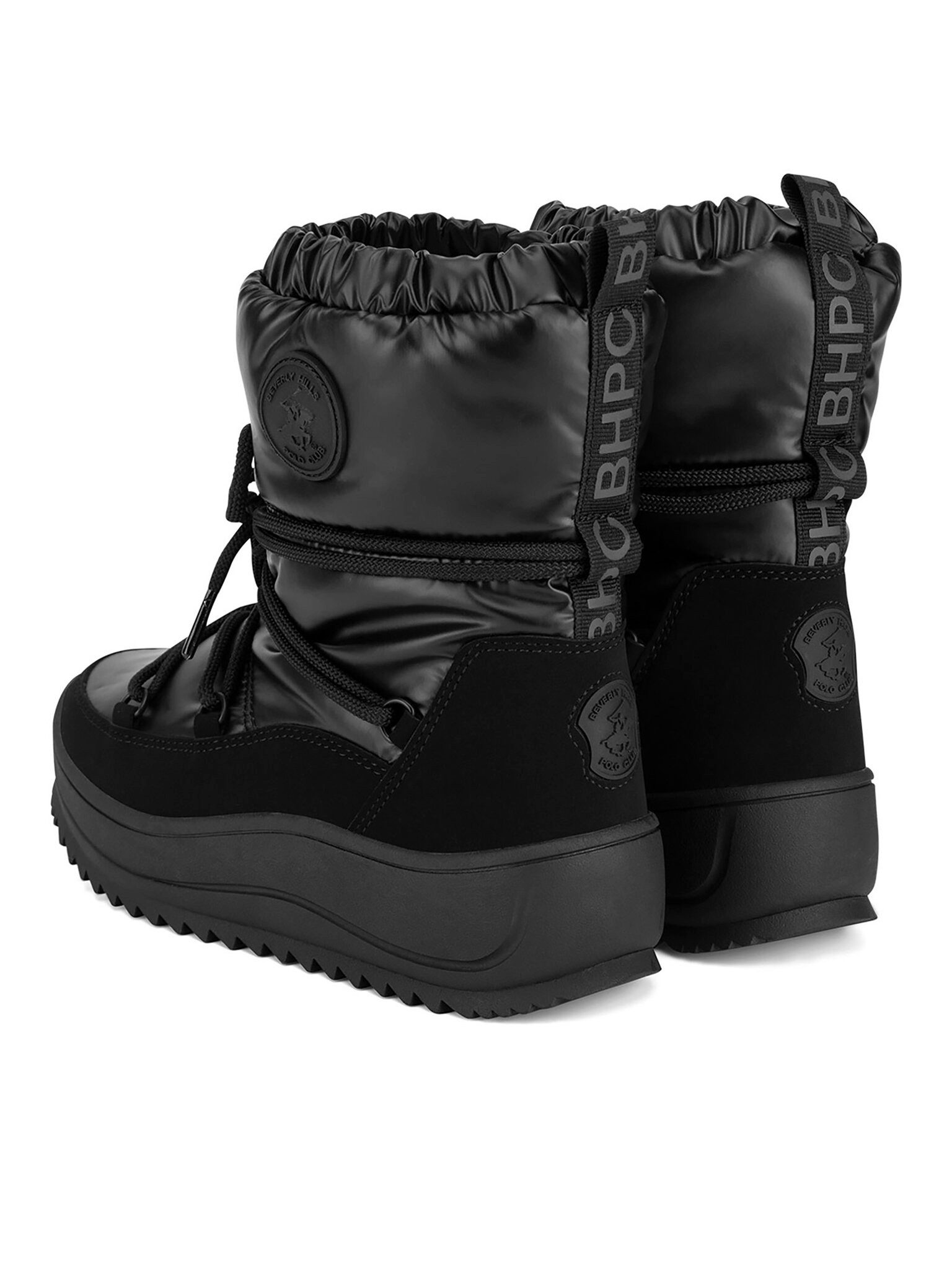 BEVERLY HILLS POLO CLUB Beverly Hills Polo Club Damen-Schneestiefel Schwarz V12-794 Winterstiefel