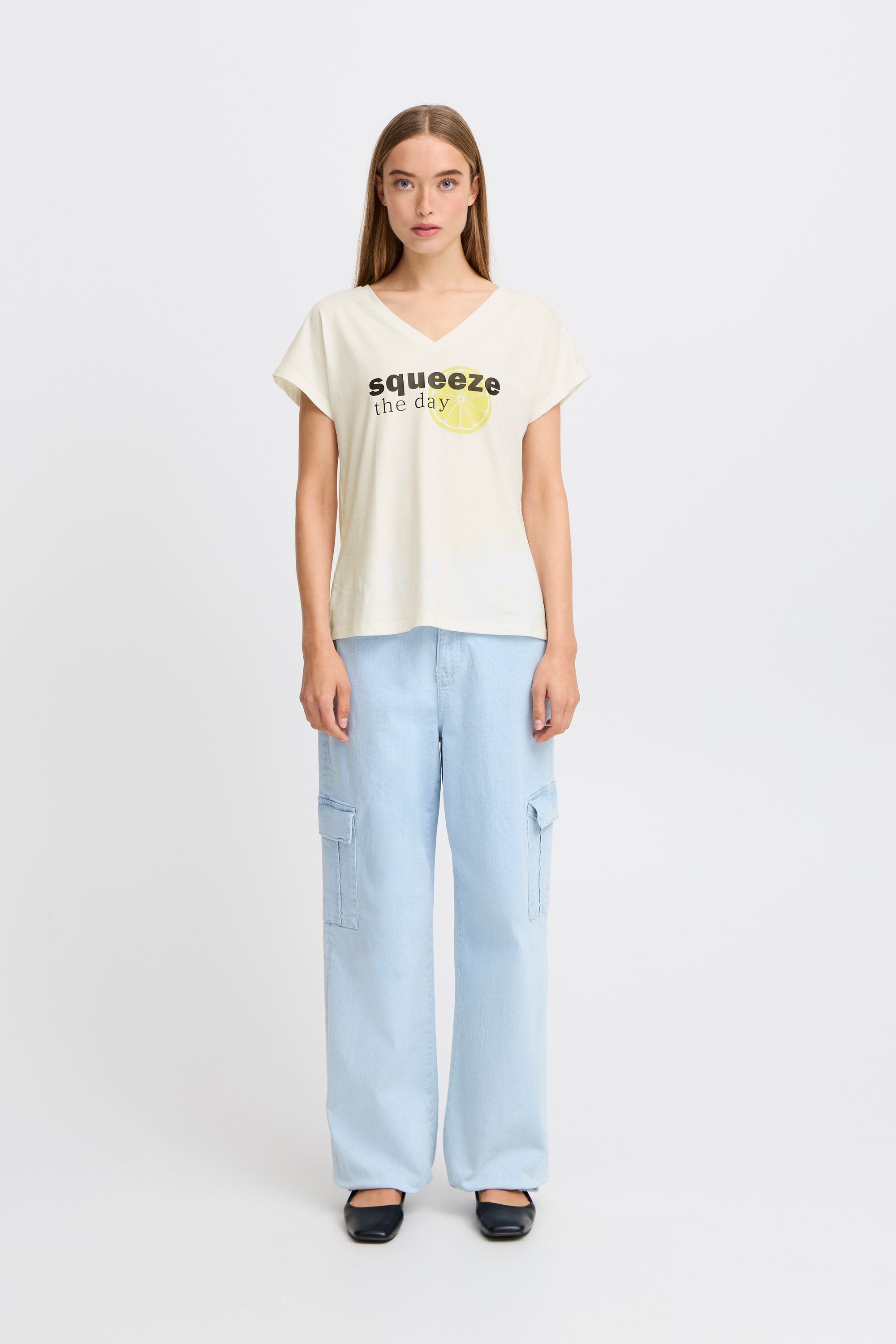 Ichi T-Shirt IXJANET SS2 sommerliches T-Shirt günstig online kaufen