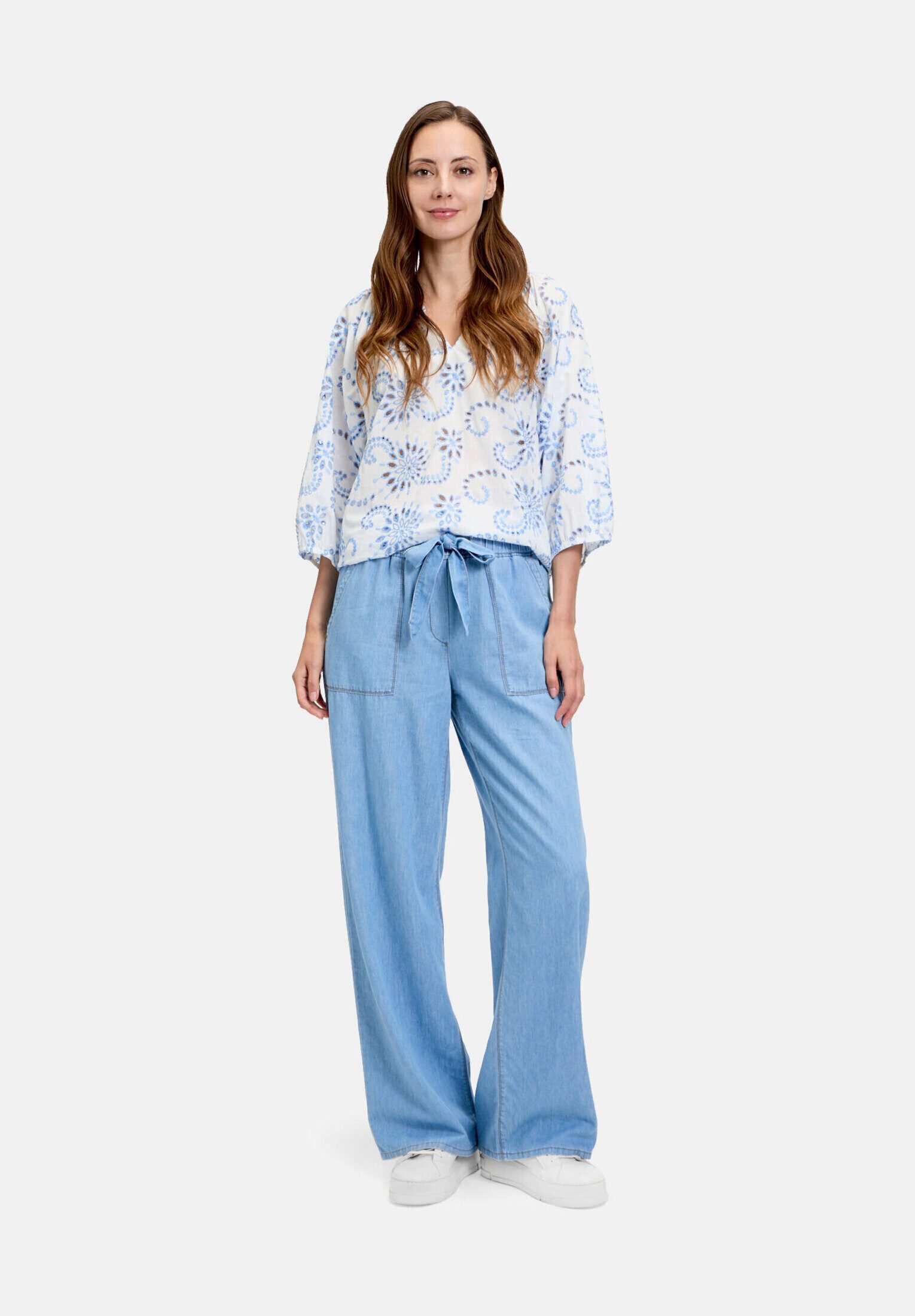 Betty&Co Stoffhose Damen mit elastischem Bund Material