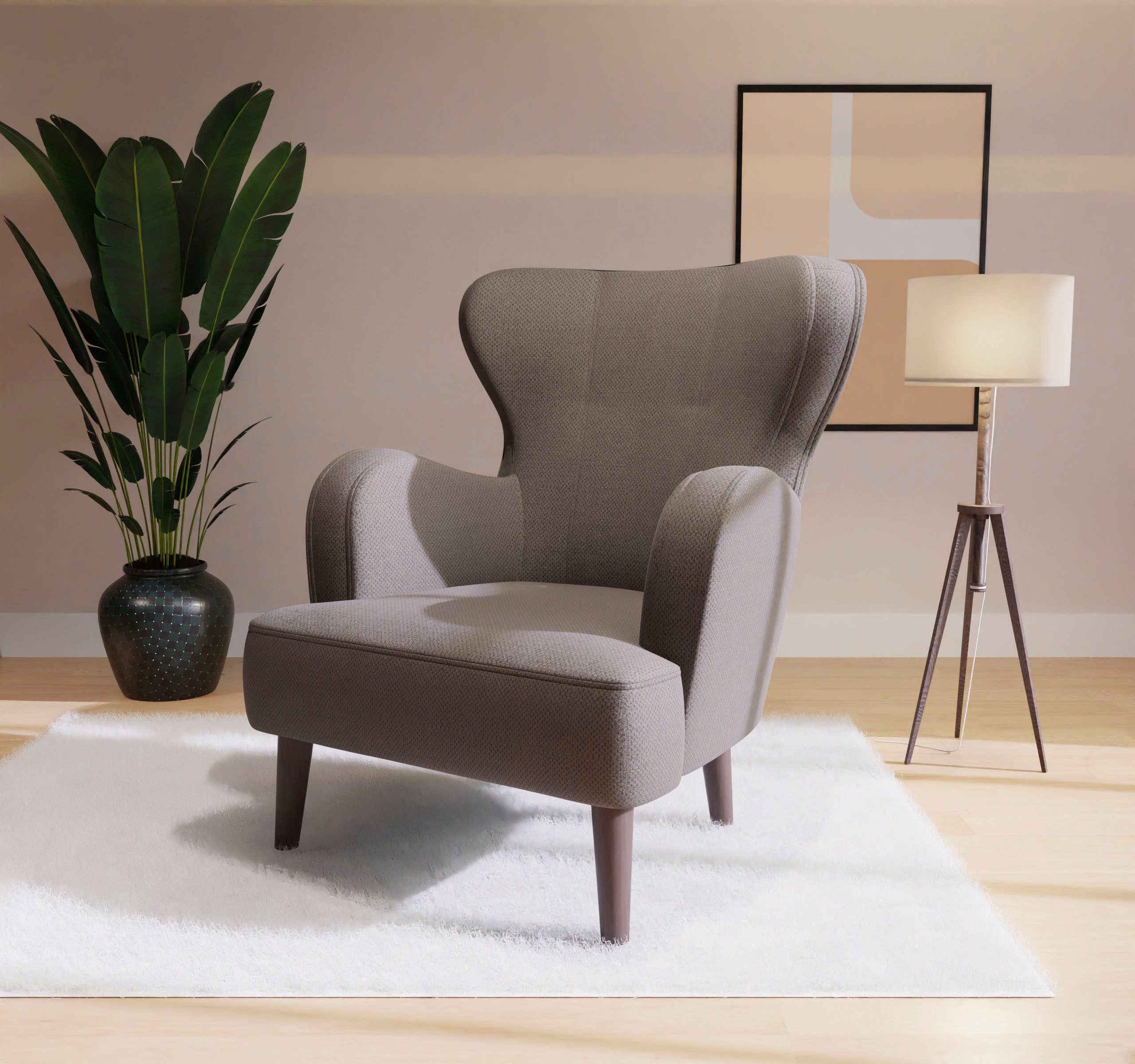 Home affaire Sessel SICILIA, moderner Ohrensessel günstig online kaufen