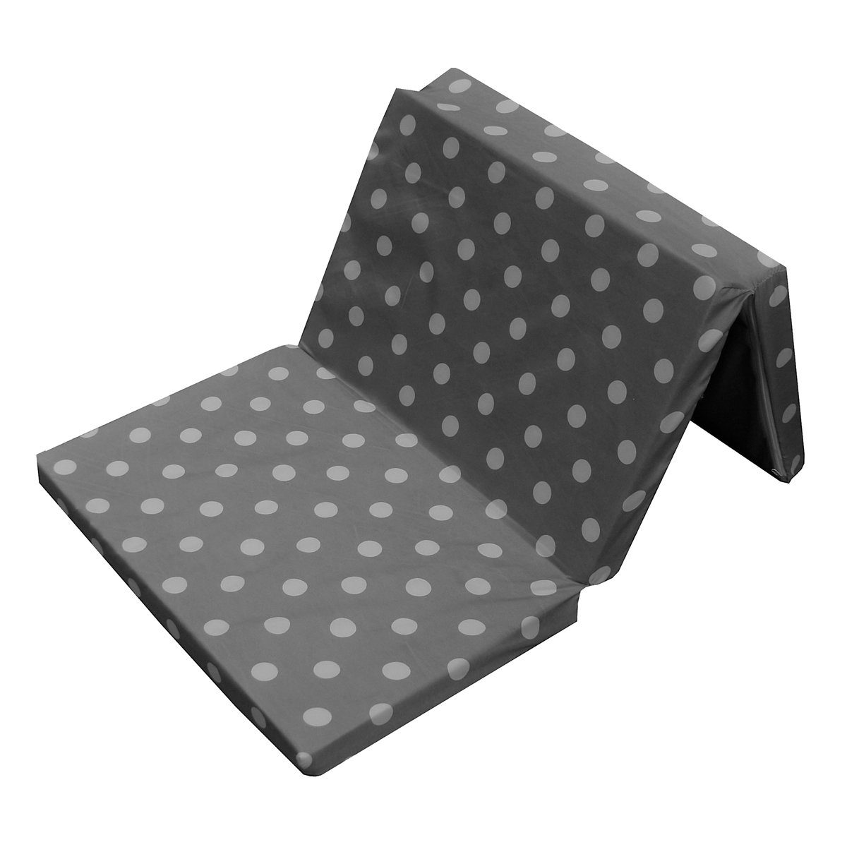Reisebett-Matratzen Bambini Kinder - Reisebettmatratze Dots grau 120 x 60 cm mit 5 cm Höhe, Bambini