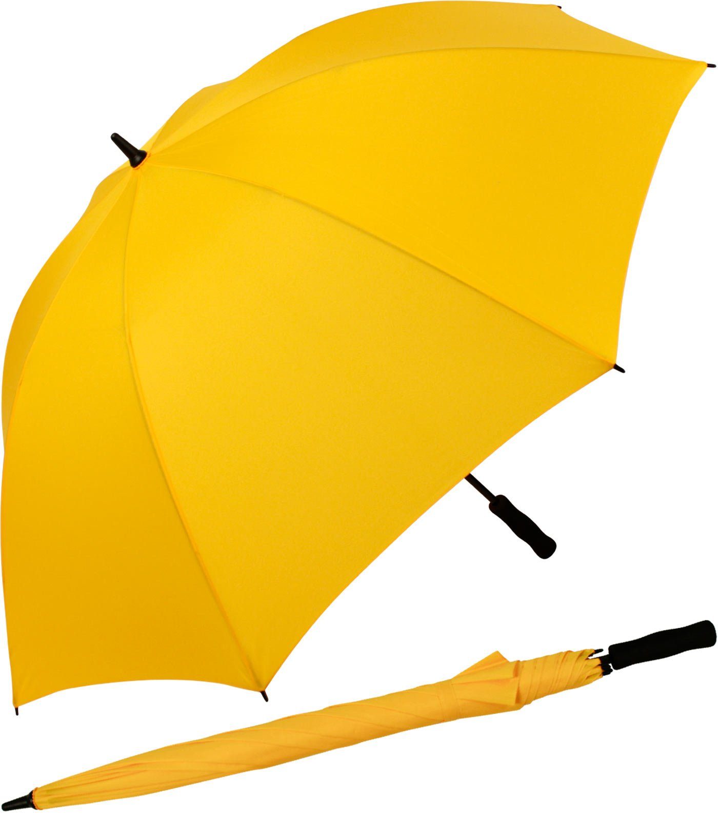 iX-brella Langregenschirm leichter Golf Fiberglas-Schirm XXL 130 cm stabil, farbenfroh