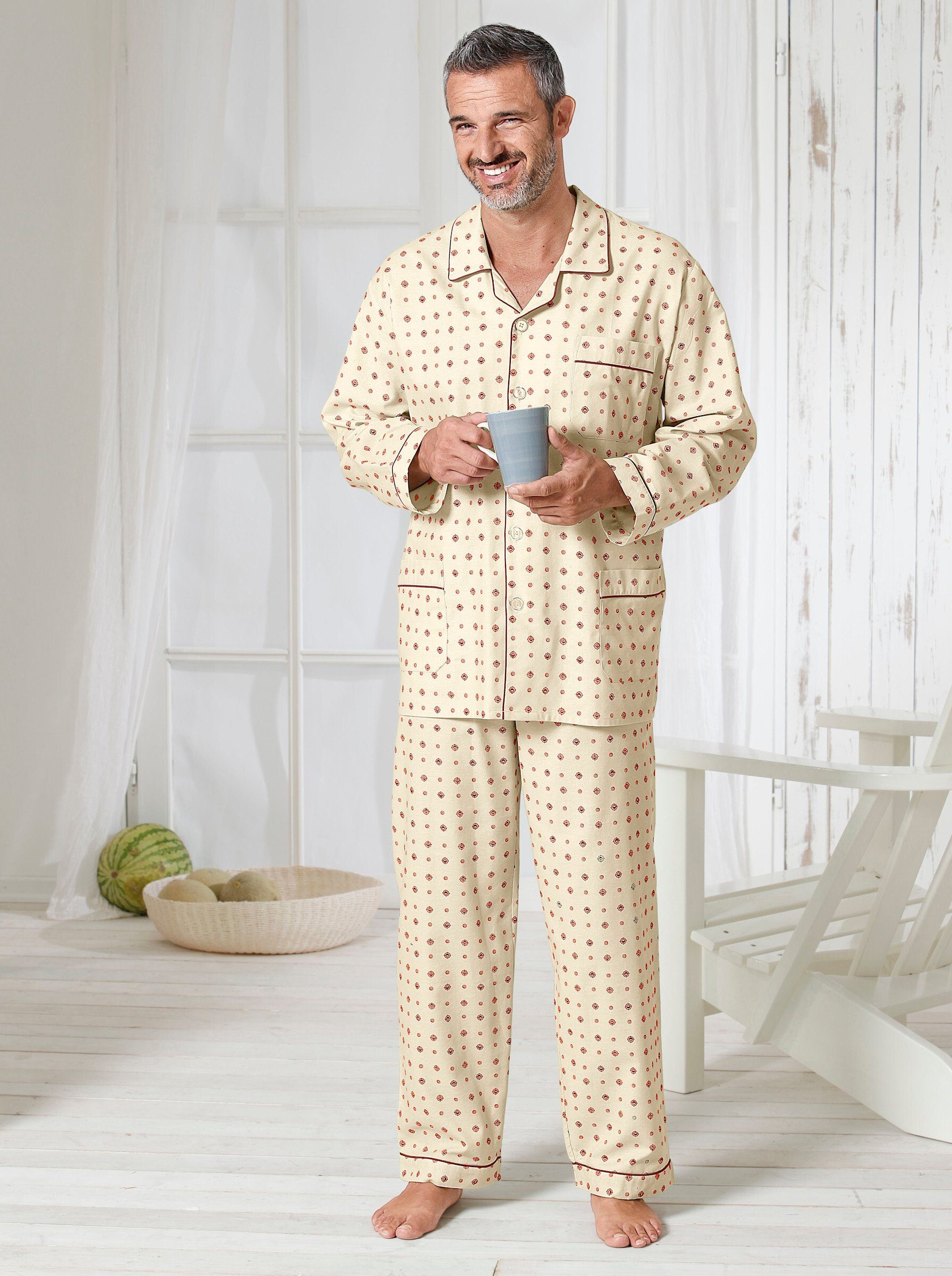 Witt Schlafanzug Pyjama Langarm