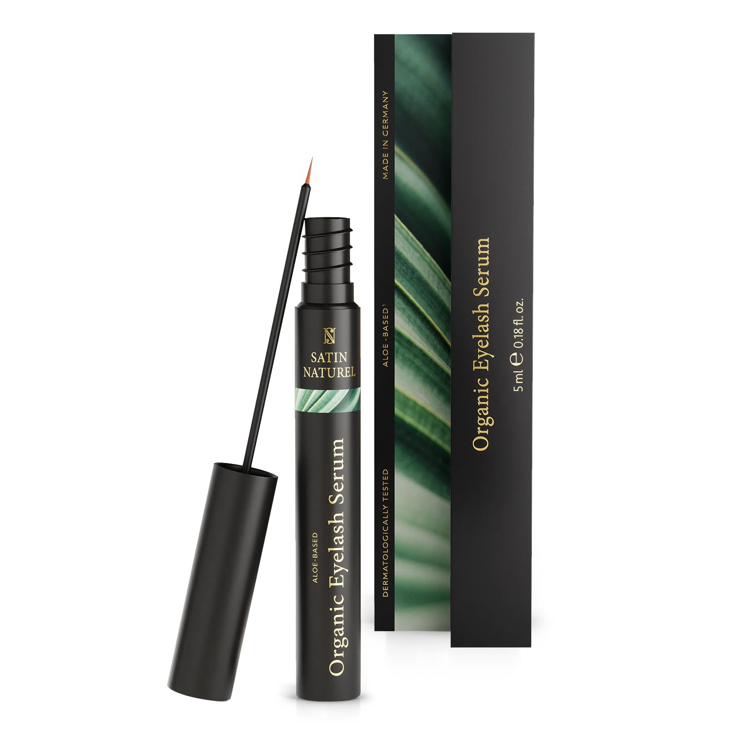 Satin Naturel Wimpernpflege Bio Wimpernserum - Natürlich längere, dichtere Wimpern, 1-tlg.