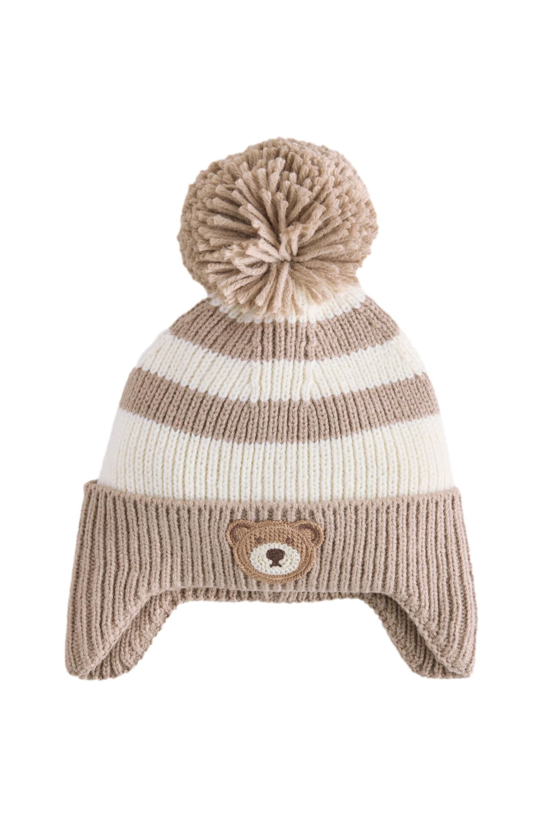 Beanie Bommelmütze, Bär