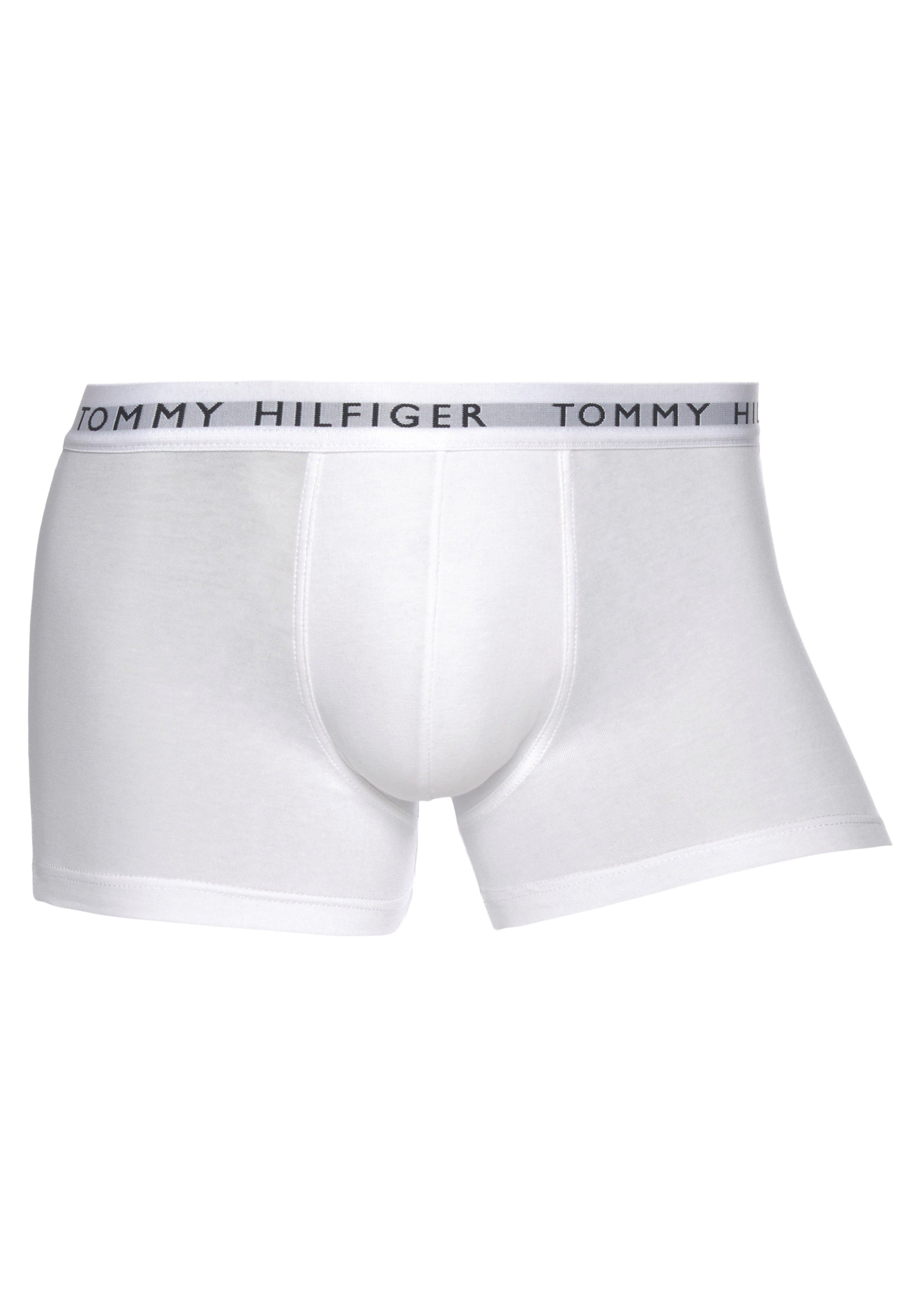 Tommy Hilfiger Underwear Boxer (Packung, 3-St., Logo weiß-blau-rot Webbund 3er-Pack) mit