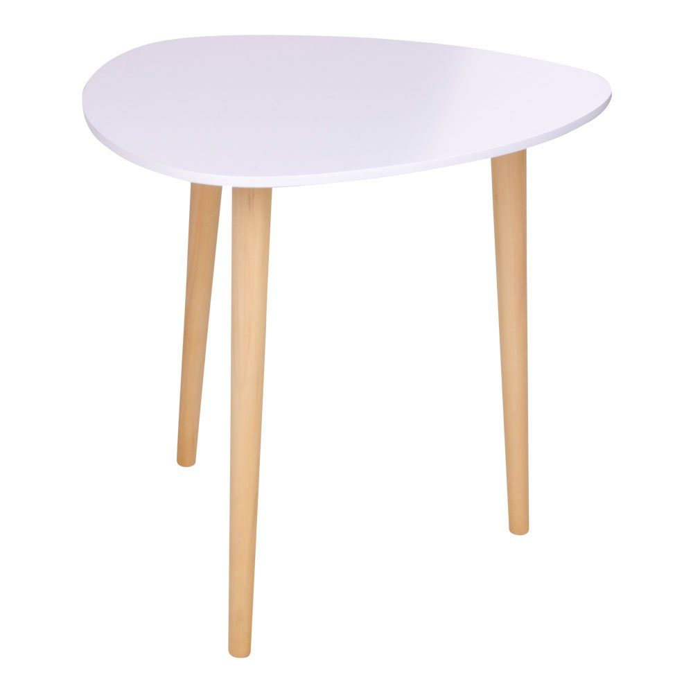 ebuy24 Couchtisch »Grana Couchtisch 48 x 48 x 47,5 cm in weiß und nat