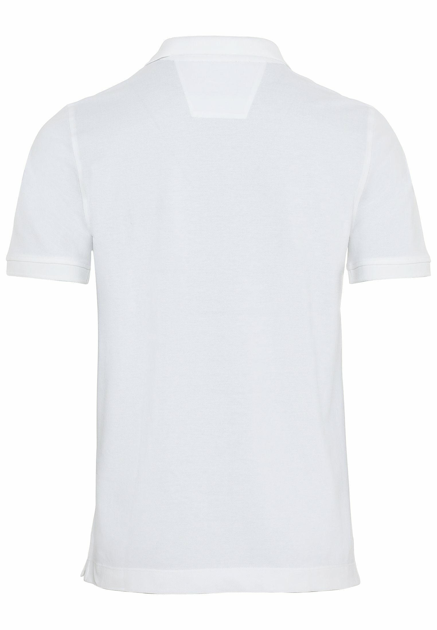 100% Poloshirt Baumwolle camel Shirts_Poloshirt Weiß aus active