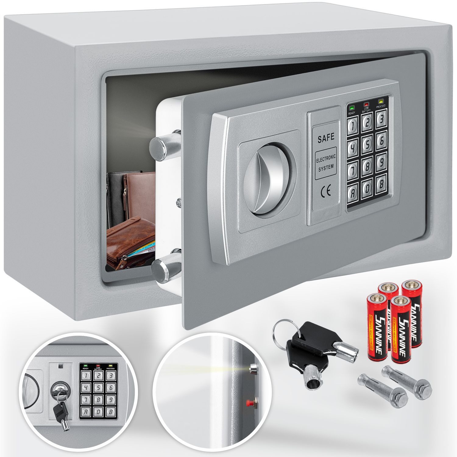 KESSER Tresor, Tresor Safe Elektronik-Zahlenschloss 31x20x20cm LED-Anzeige