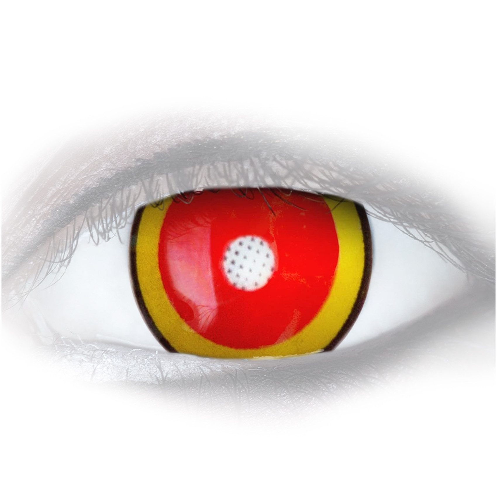 MeralenS Motivlinsen Farbige 'Rengoku' Manga Fun Linsen 1 Paar. Halloween & Cosplay