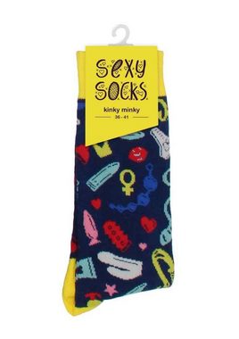 Shots Toys Freizeitsocken Sexy Socks - Kinky Minxy - 36 - 46 (1-Paar)