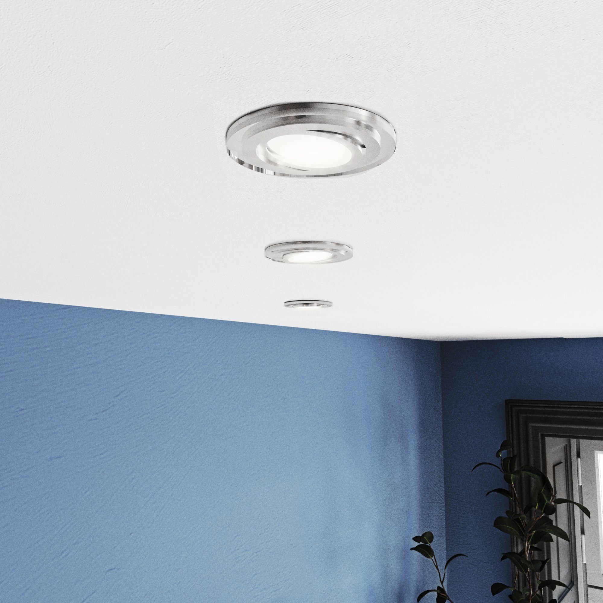 SSC-LUXon LED Einbaustrahler Flacher Glas LED günstig online kaufen