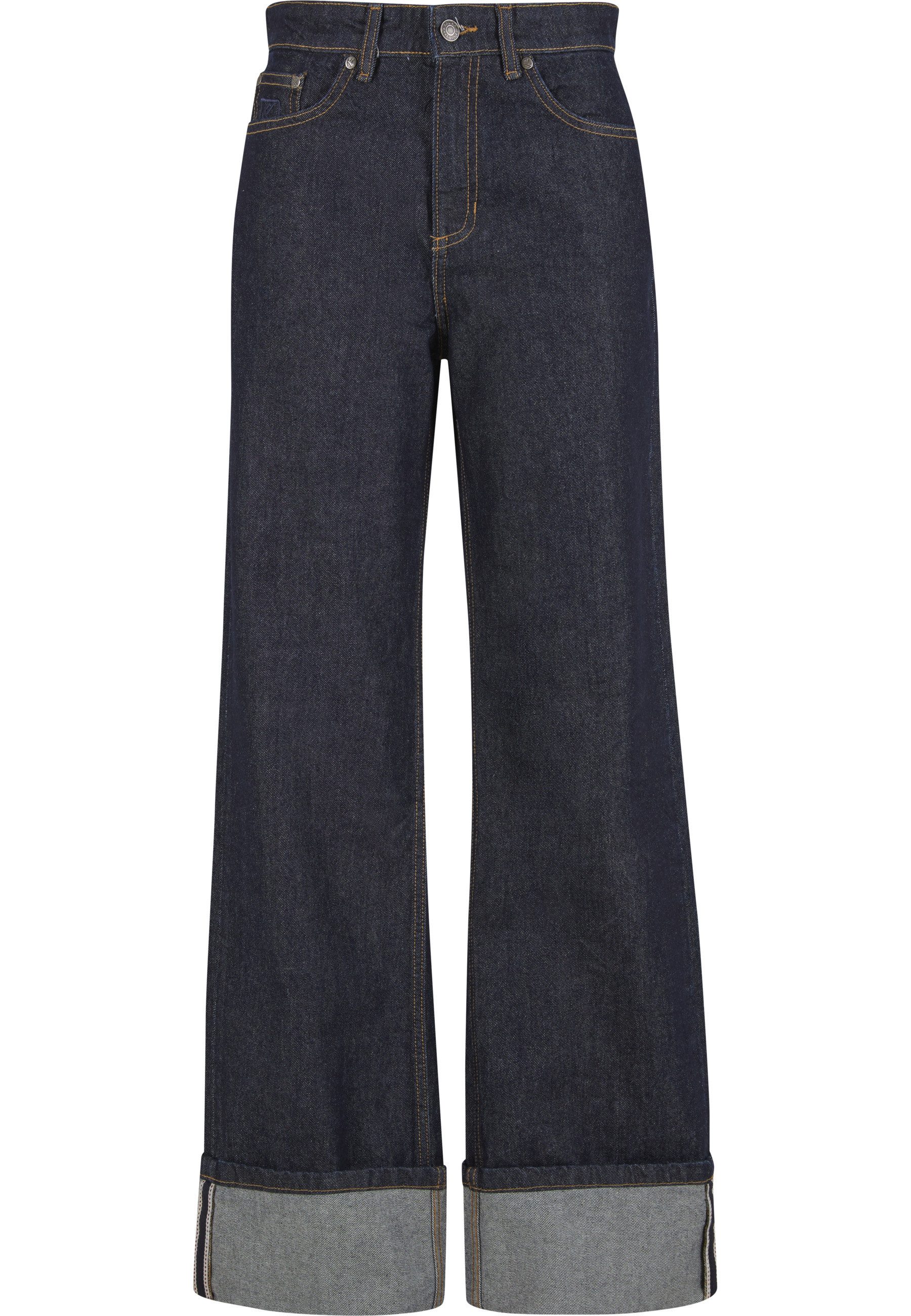 Karl Kani Bequeme Jeans Karl Kani Signature Rinsed Straight Leg Denim Pants