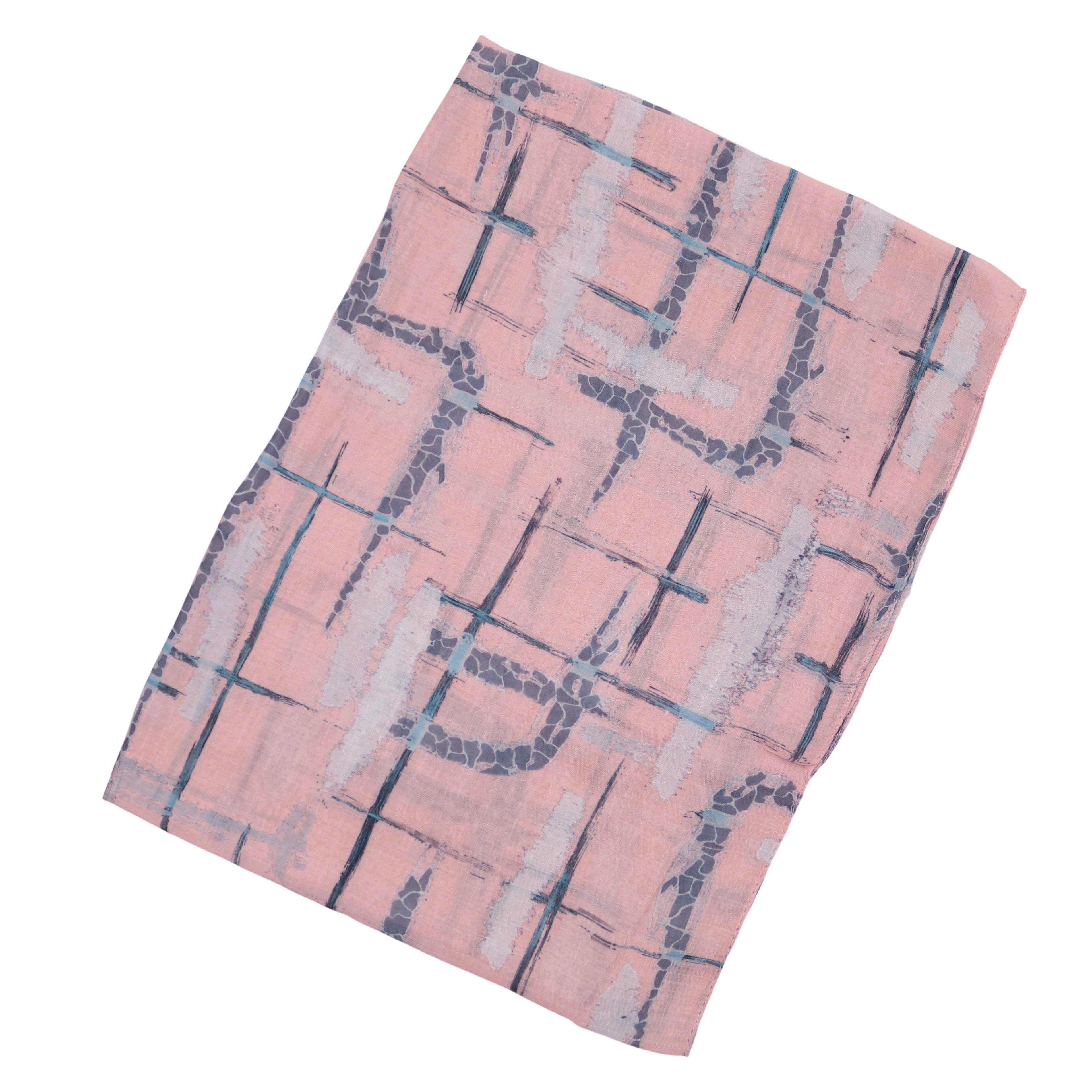 MIRROSI Loop Damen Schal Weich aus 100% Viskose Groß, Schlauchschal, Abstraktmuster, (ca.60x80cm, zweimal um den Hals wickelbar), Damen Halstuch Stola ideal für – Bild 3 von 4