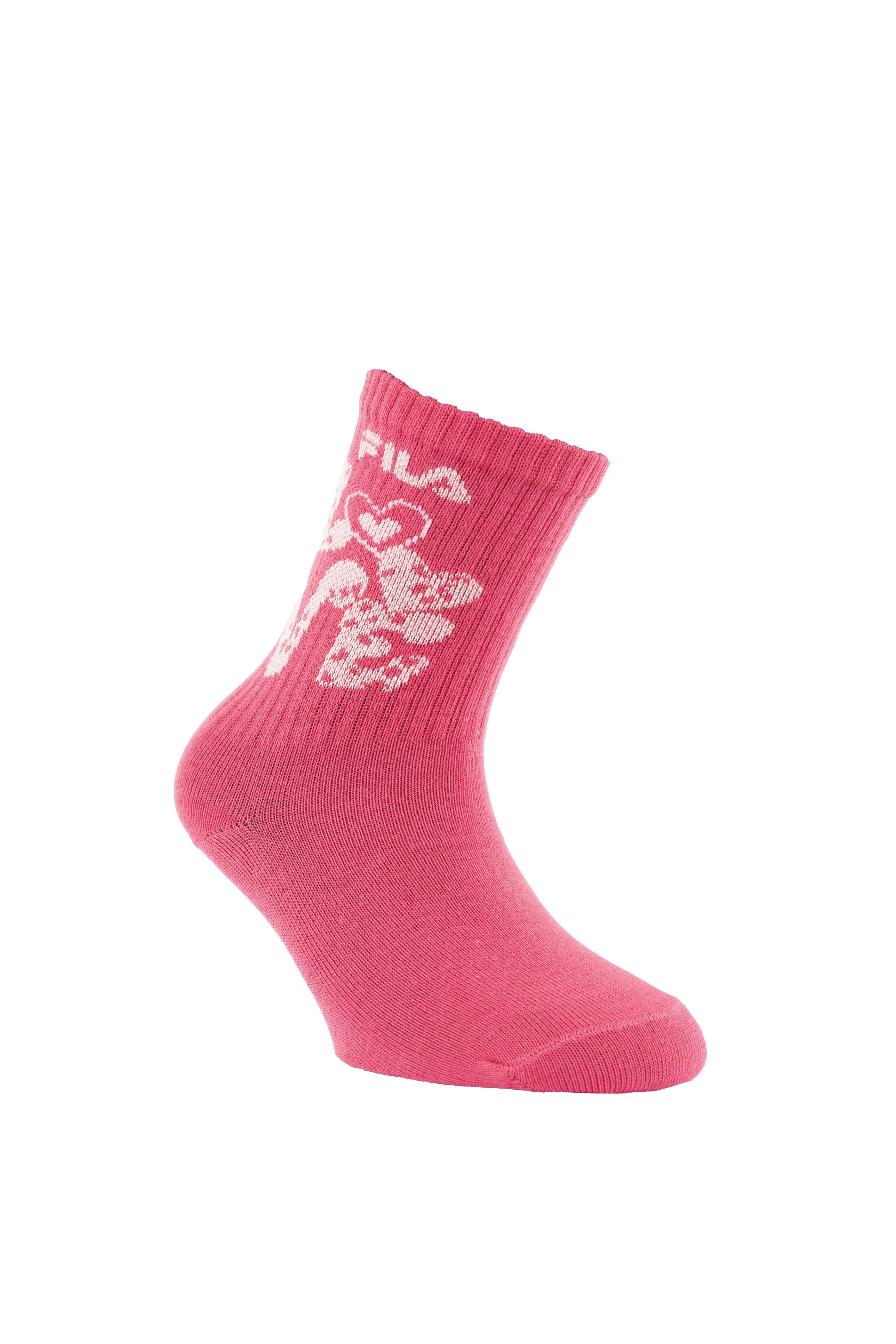 Fila Socken (6 Paar) mit breitem Rippenbündchen, Cotton-Mix, Love-Design – Bild 3 von 5