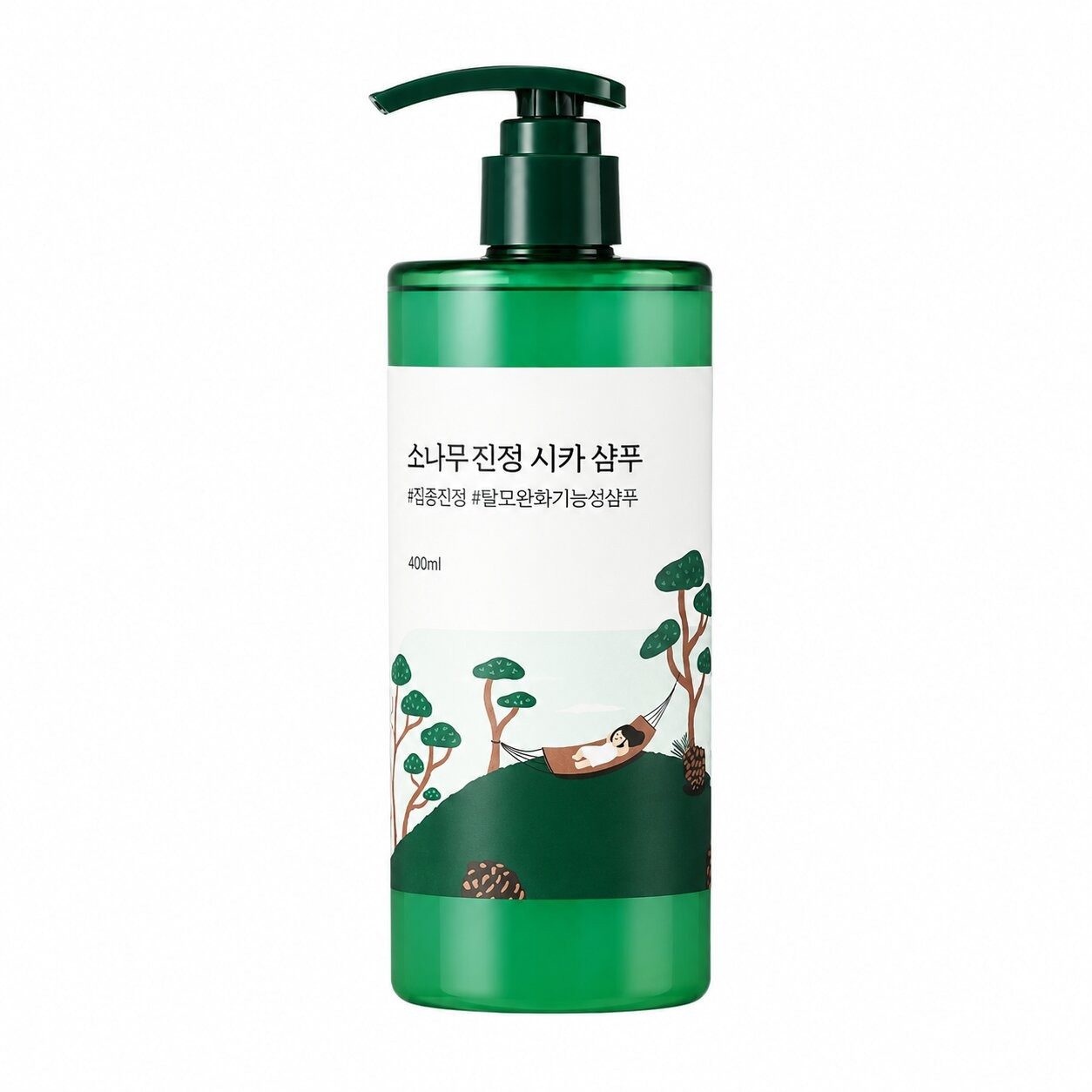 Round LAB Kopfhaut-Pflegeshampoo Beruhigendes Cica-Shampoo mit Kiefernholz