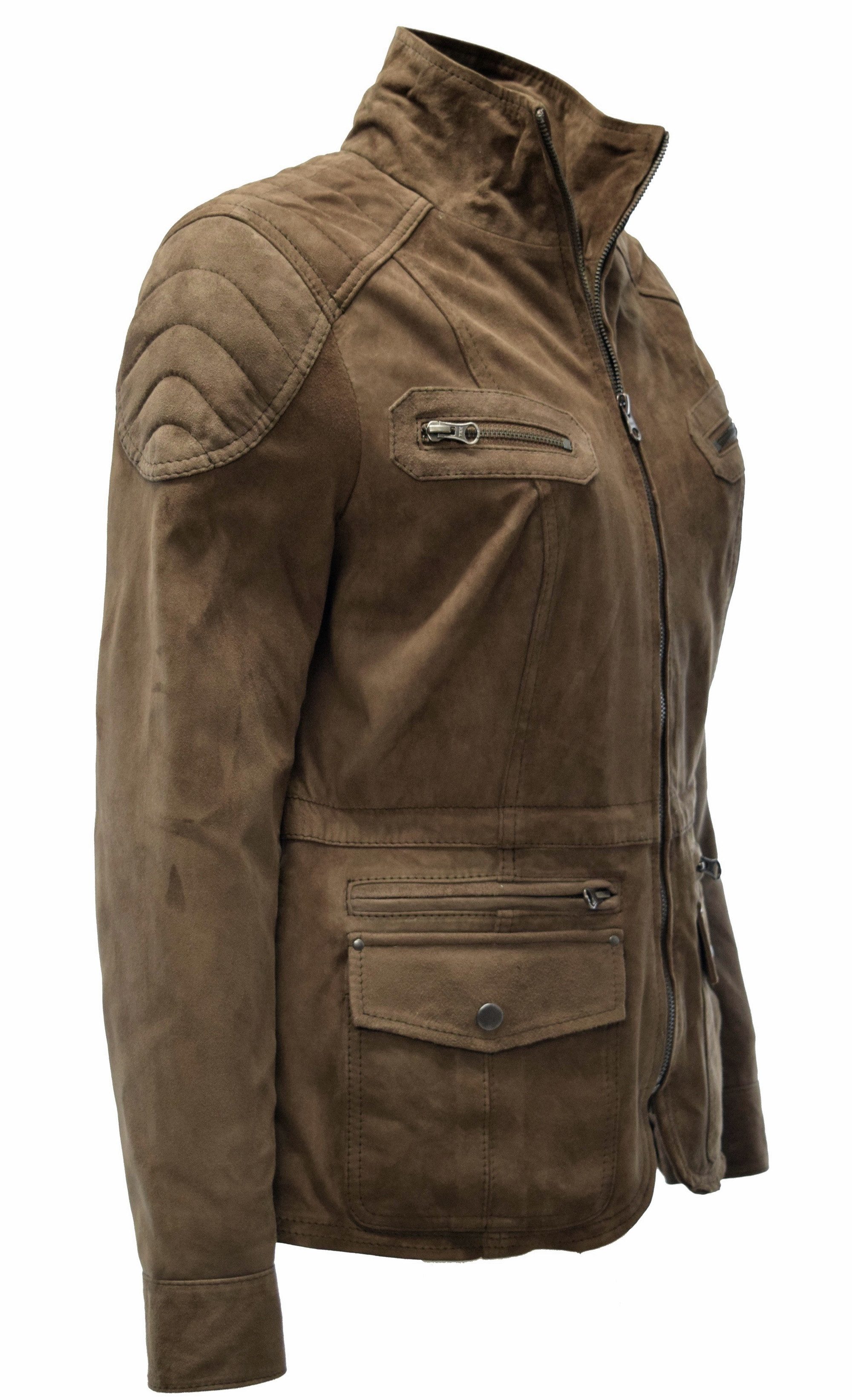 Zimmert Leather Lederjacke Lilli Velourleder