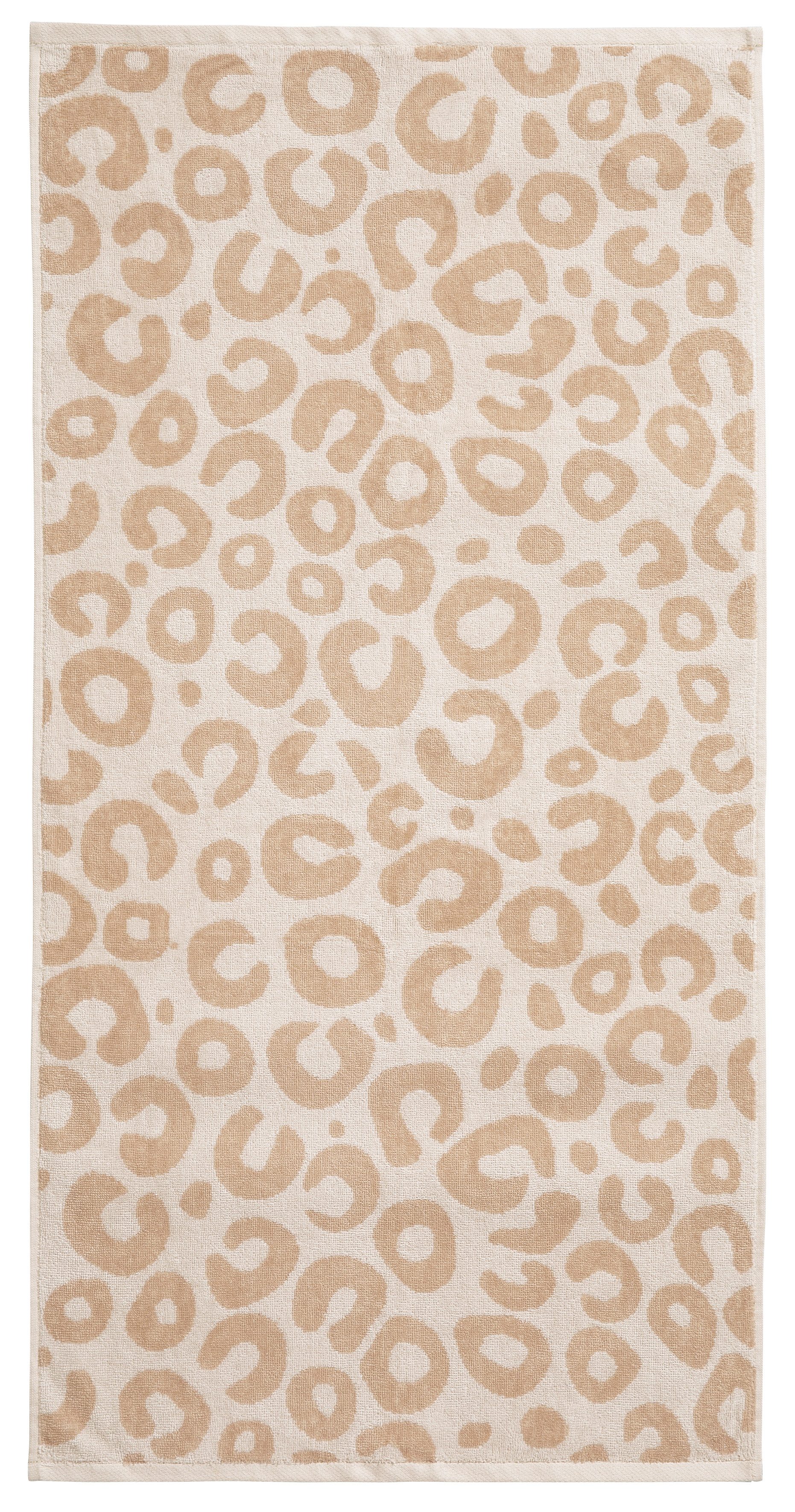 OTTO home Handtuch Set Anna Leopardenmuster, 4-tlg Handtuch-Set, 50x100cm, 100% Baumwolle, Frottiervelours (Set, 4-St), Handtücher, weich, saugstark, modern, Le – Bild 3 von 5