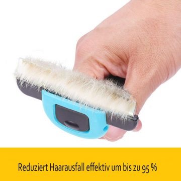 Lubgitsr Fellbürste Selbstreinigende Deshedding-Bürste,Unterhaarbürste für Hunde, (1-tlg)