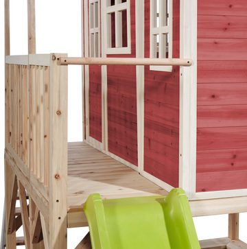 EXIT Spielturm Loft 550 rot, BxTxH: 348x220x255 cm