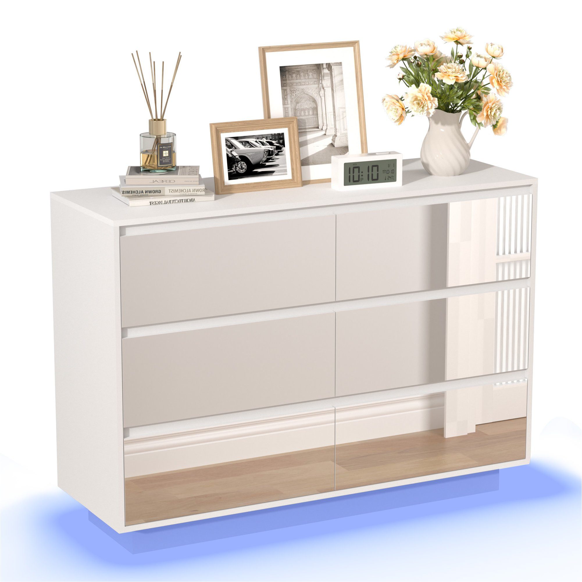 UEV Spiegelschrank mit LED-Beleuchtung, einstellbare Farben günstig online kaufen