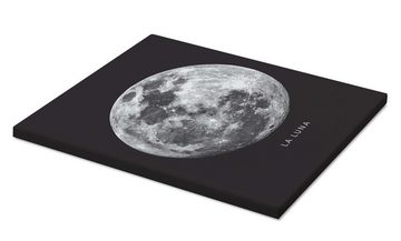 Posterlounge Leinwandbild Finlay and Noa, La Luna - der Mond, Wohnzimmer Fotografie