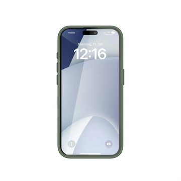 Woodcessories Handyhülle Woodcessories Bio Case MagSafe für iPhone 15 Pro Max - Midnight Green