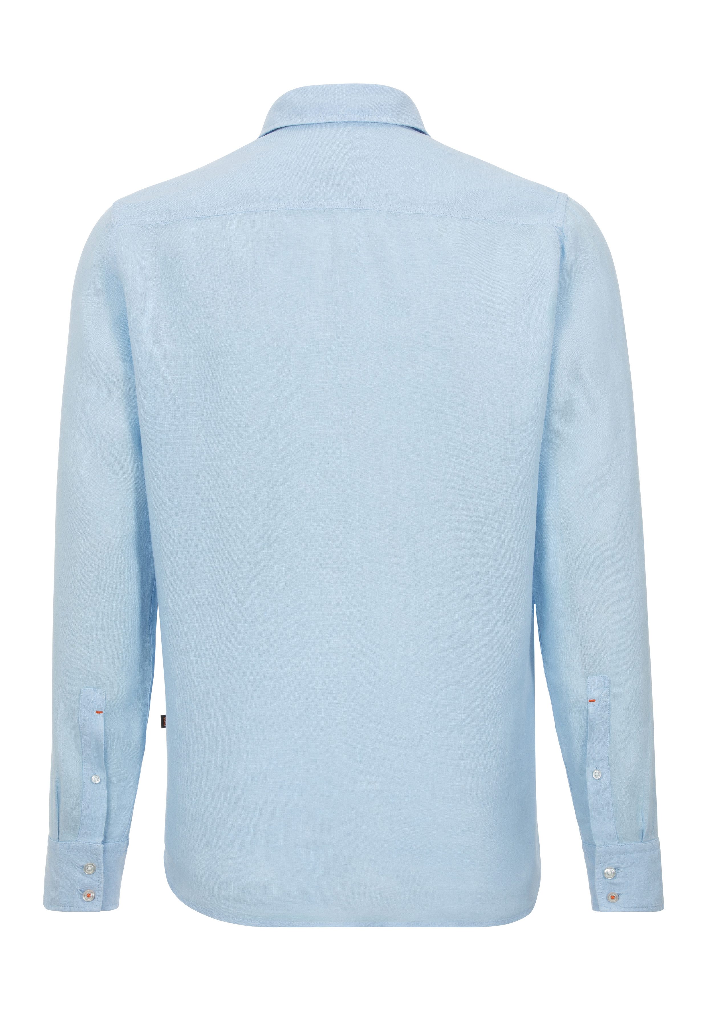 BOSS ORANGE Leinenhemd Relegant mit Markenlabel günstig online kaufen