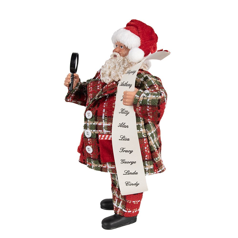 Clayre & Eef Weihnachtsmann Clayre & Eef Dekofigur in Form eines Weihnachtsmann, 16x10x27cm