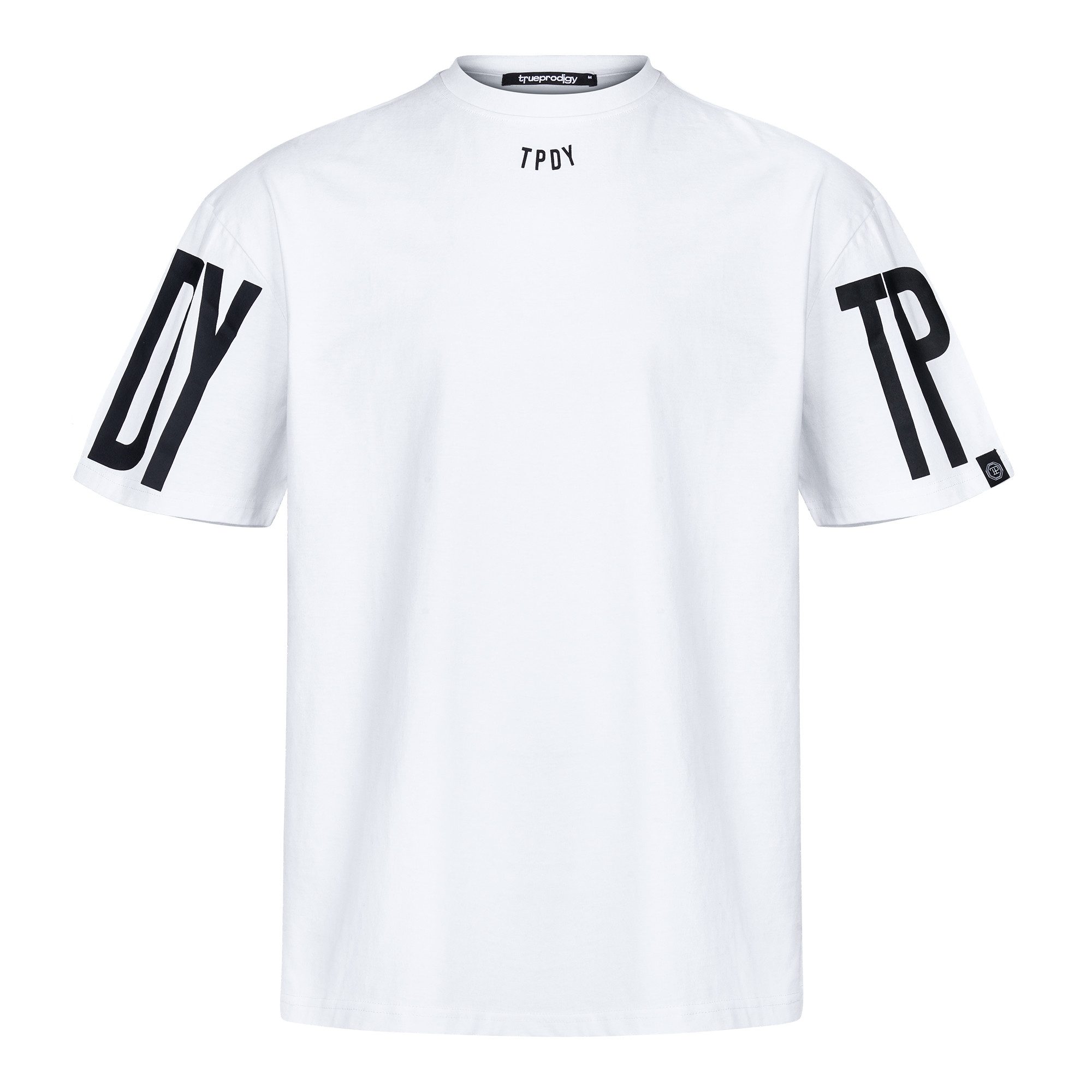 trueprodigy Oversize-Shirt Viktor Logoprint Rundhals dicker Stoff günstig online kaufen