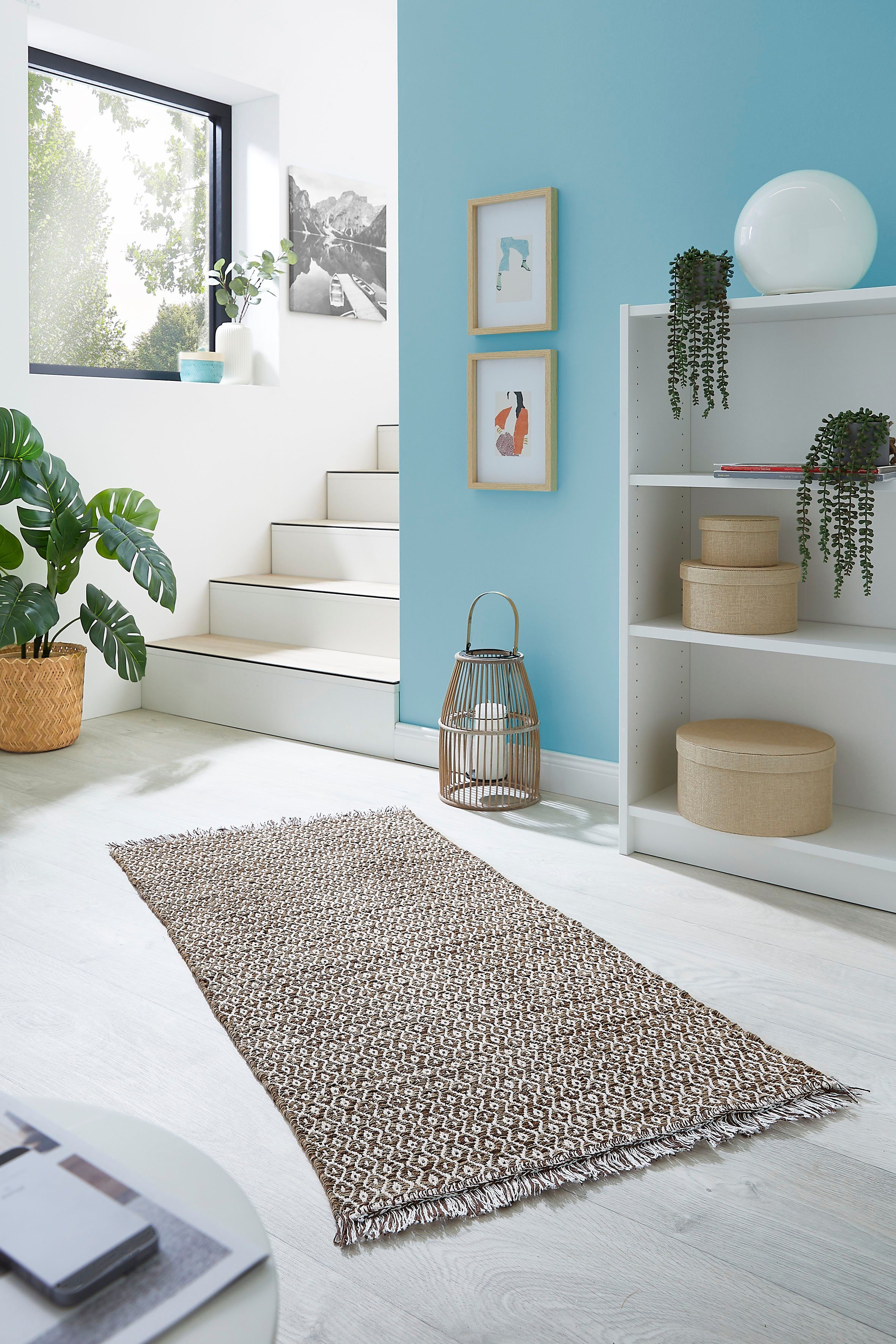 my home Teppich Nivala, rechteckig, Höhe: günstig online kaufen