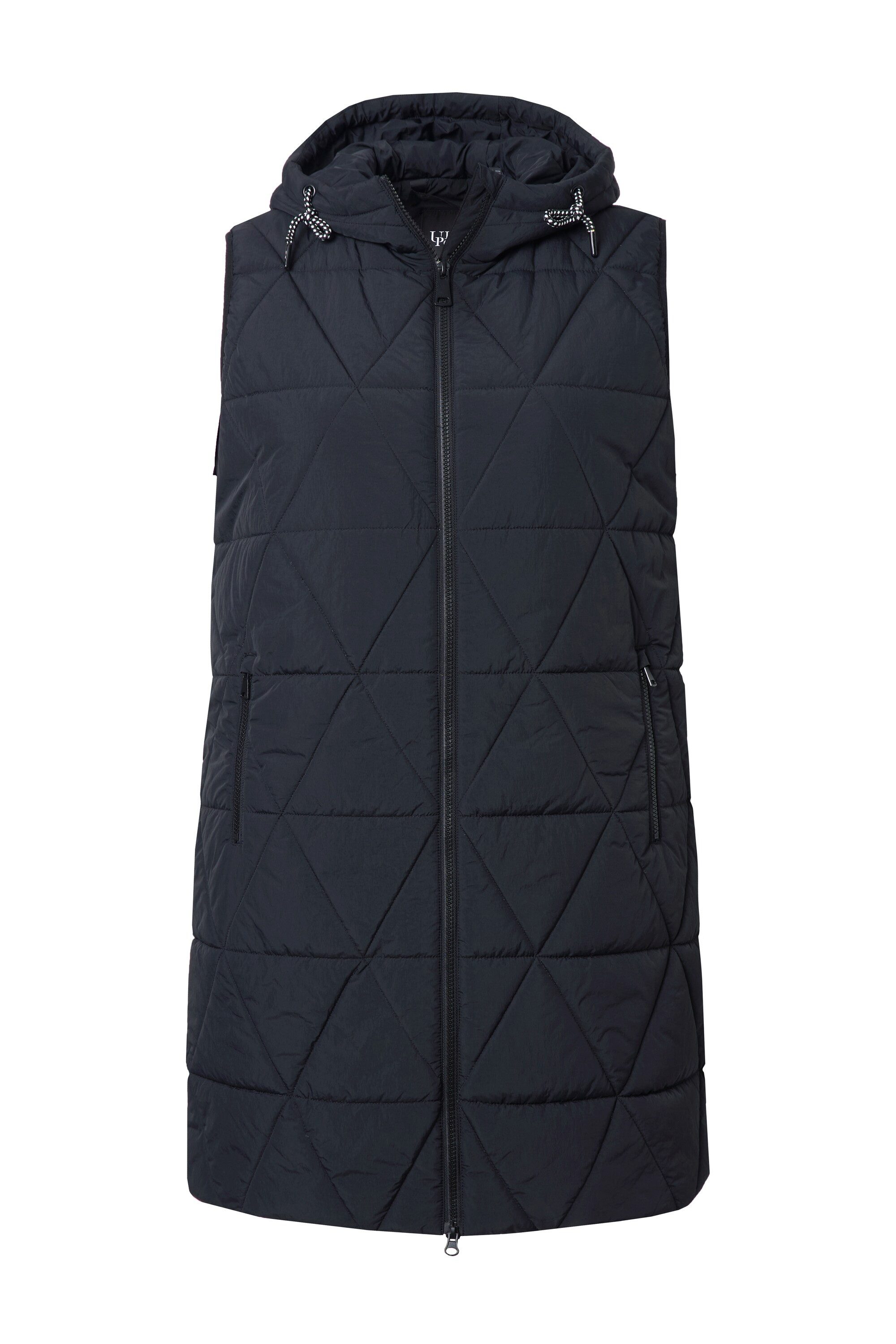 Ulla Popken Steppweste HYPRAR Long-Steppweste wasserabweisend Kapuze günstig online kaufen