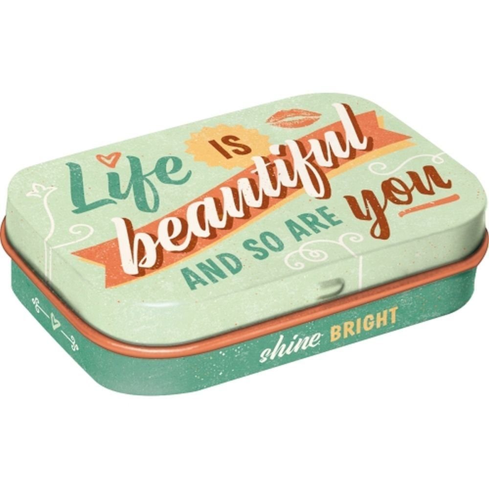 Nostalgic-Art Pillendose Pillendose - Life is beautiful ...