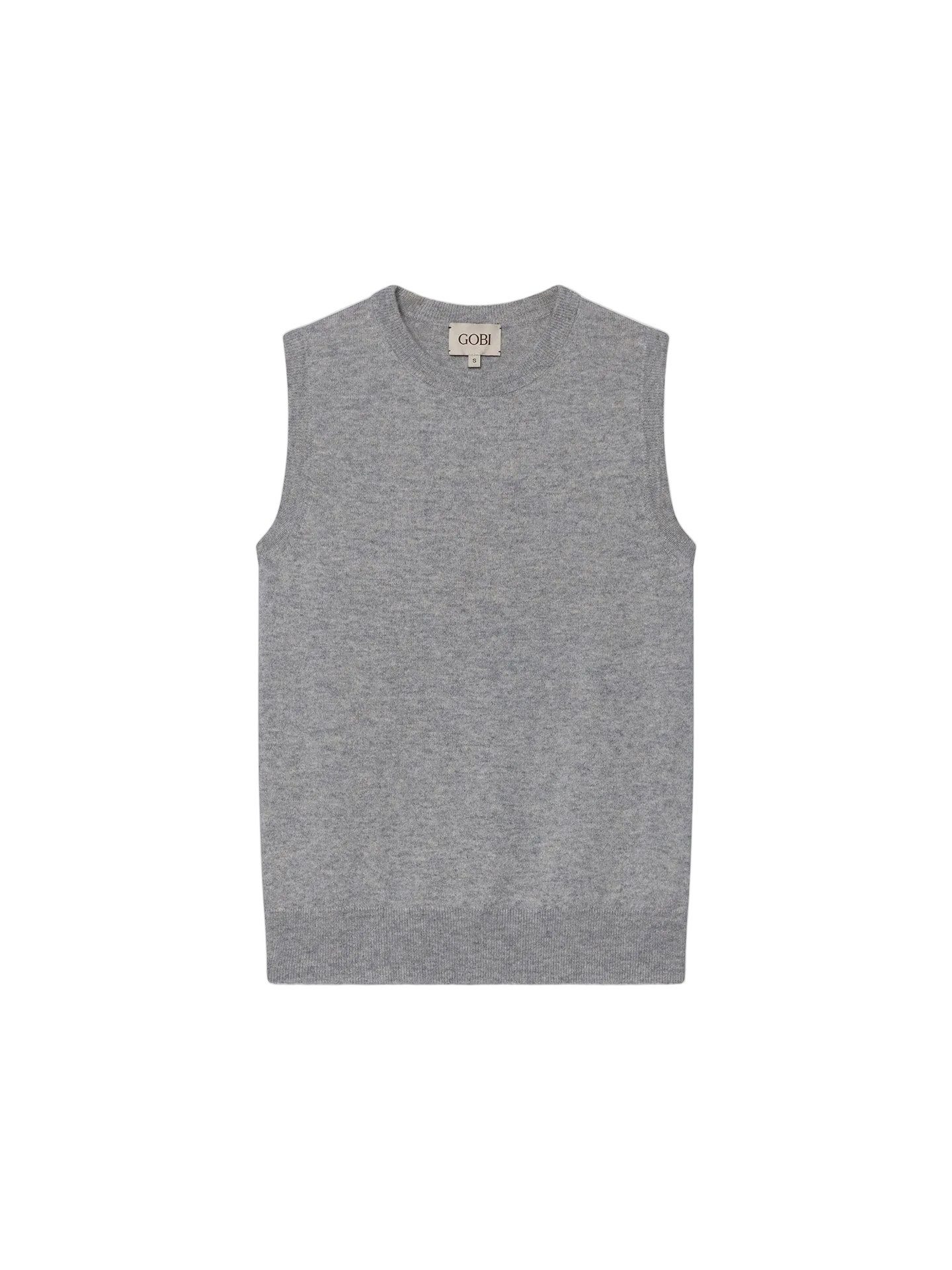 Stricktop Damen Kaschmirweste mit Relaxed Fit